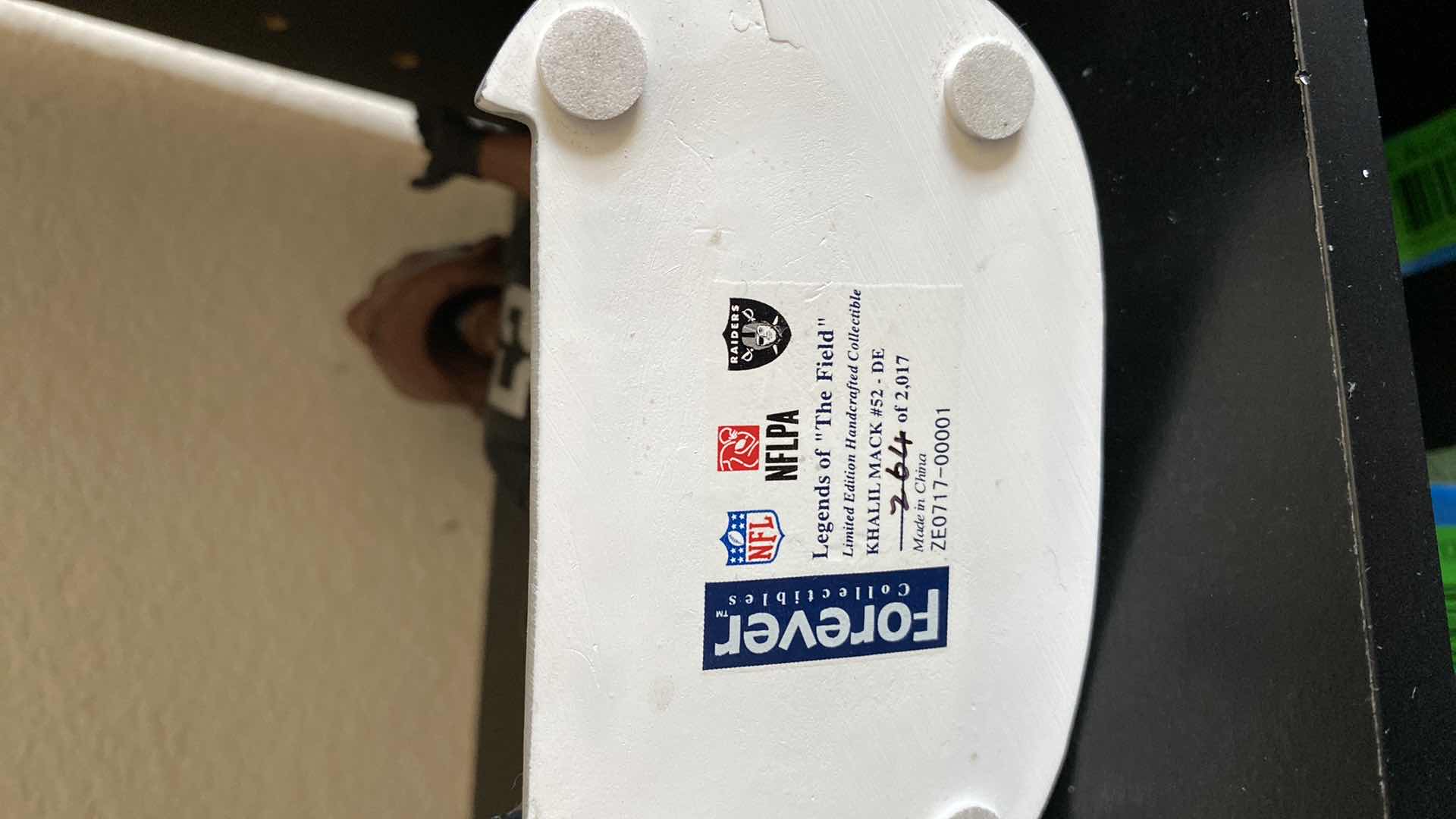 Photo 4 of RAIDERS BOBBLE HEAD KHALIL MACK COLLECTIBLE