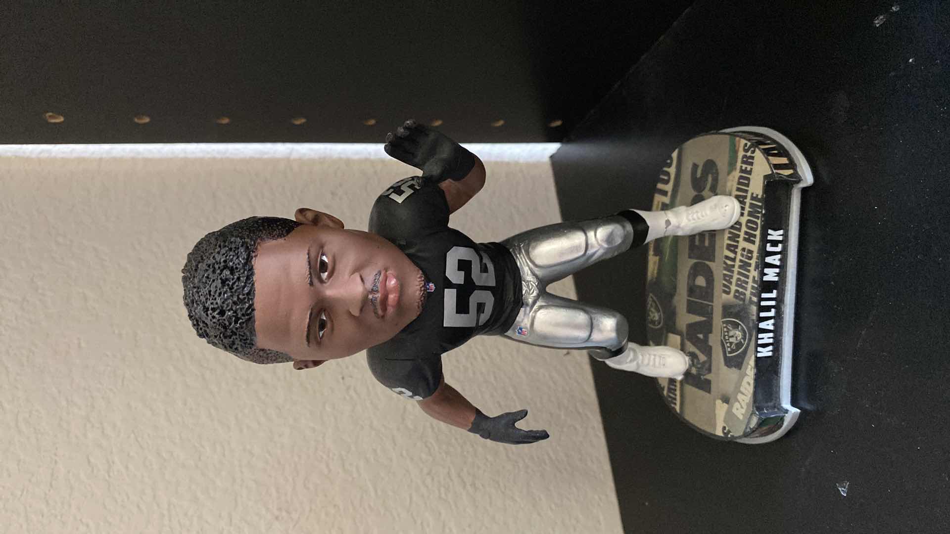 Photo 1 of RAIDERS BOBBLE HEAD KHALIL MACK COLLECTIBLE