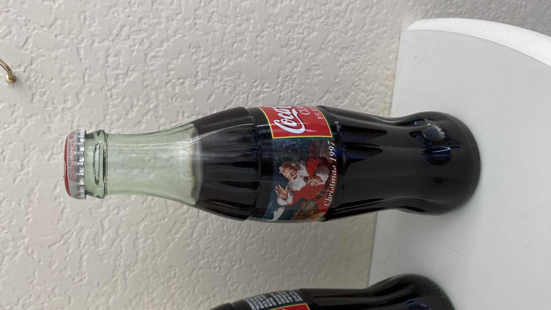 Photo 1 of 2 1997 GLASS BOTTLES COCA-COLA