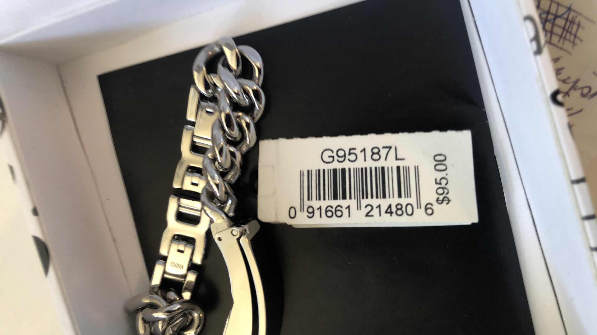 Photo 1 of NEW SILVER GUESS BRACELET/ WATCH