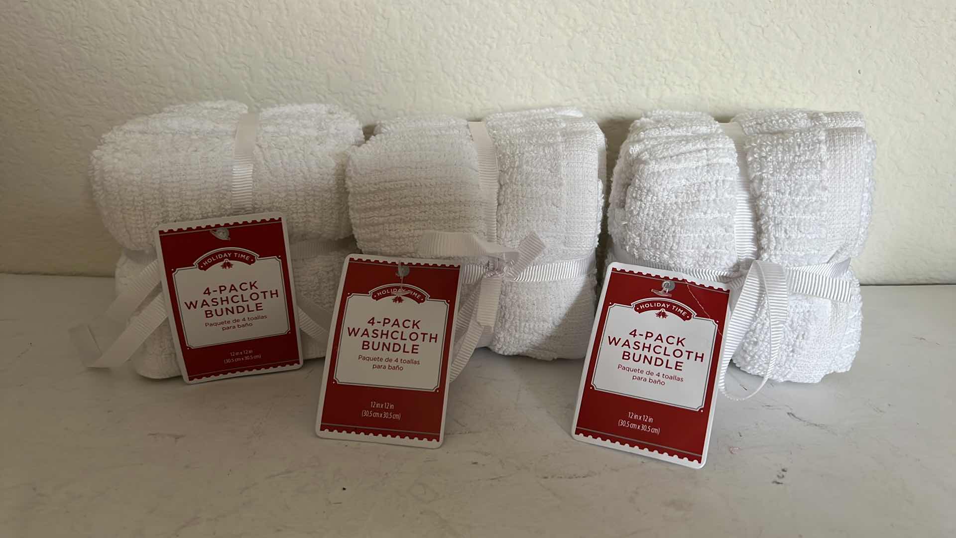 Photo 1 of 3- 4 PACK WASHCLOTHS