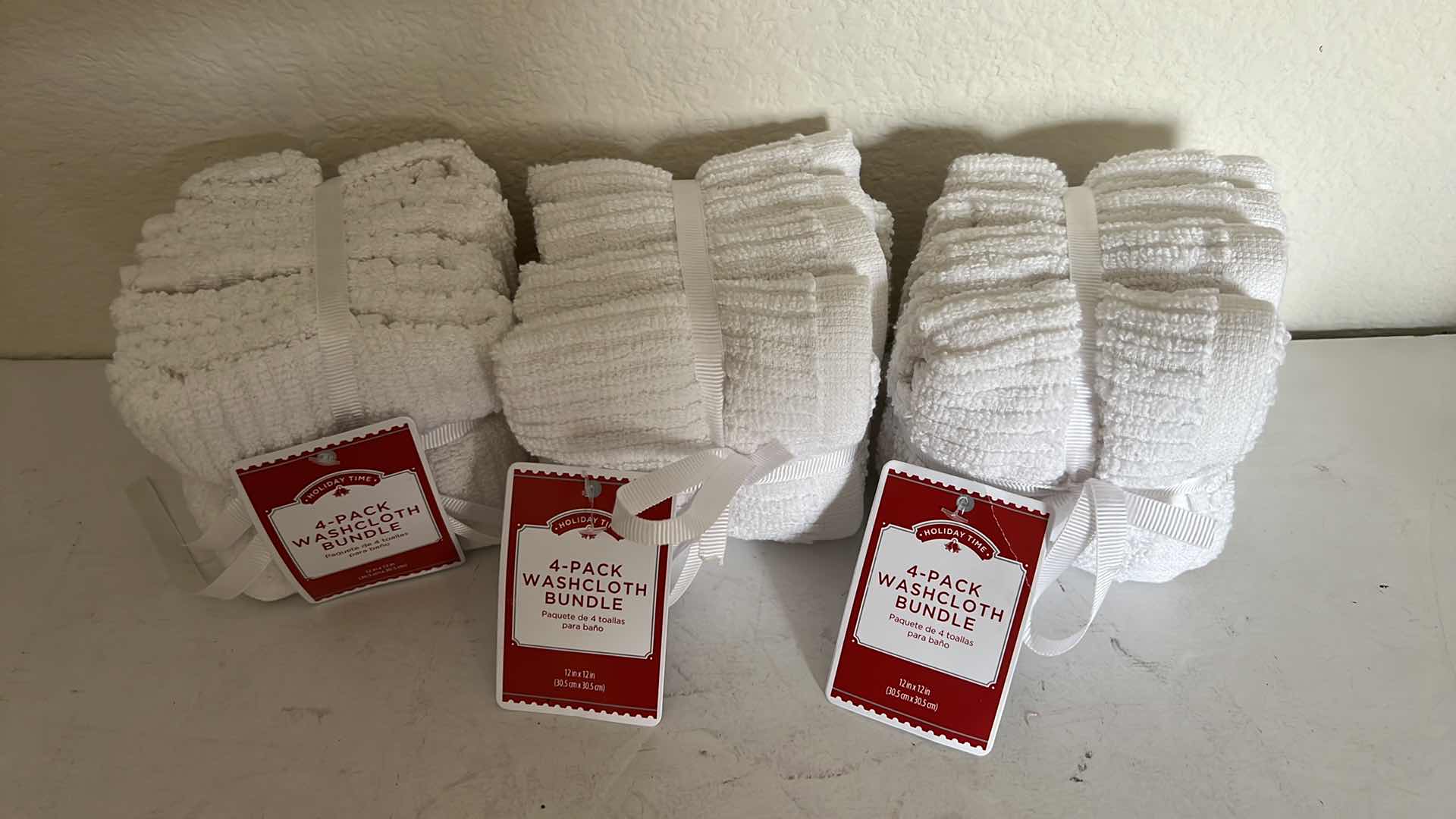 Photo 2 of 3- 4 PACK WASHCLOTHS