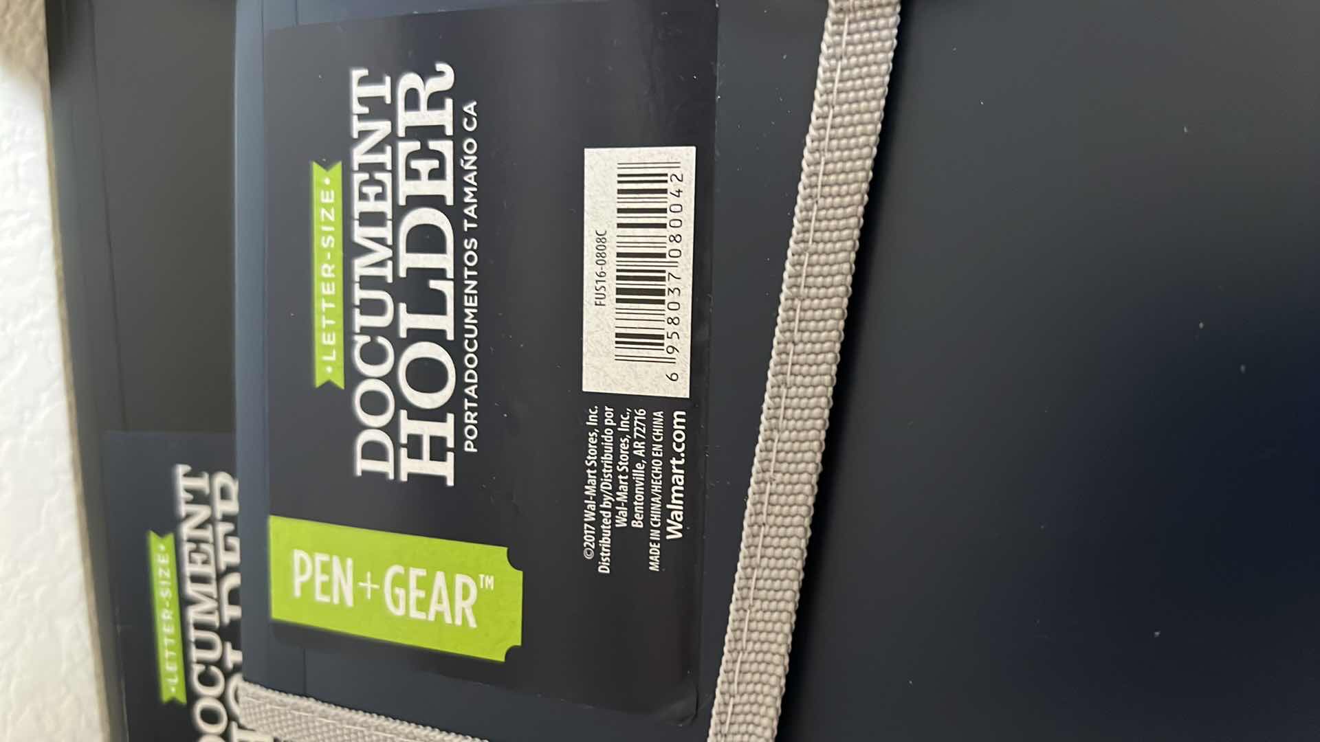 Photo 1 of 2-REUSABLE BAGS, 2-DOCUMENT HOLDERS