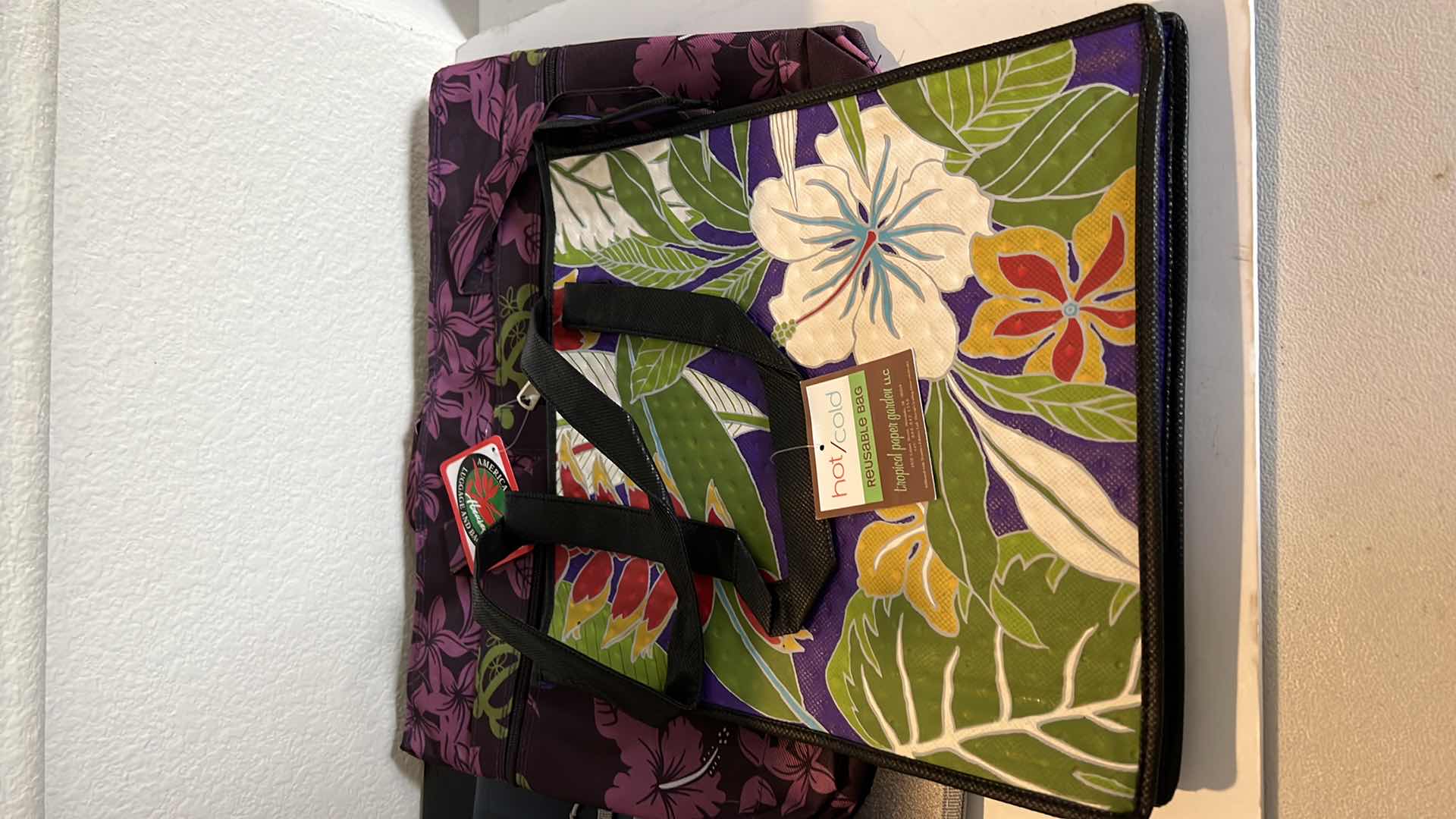 Photo 2 of 2-REUSABLE BAGS, 2-DOCUMENT HOLDERS