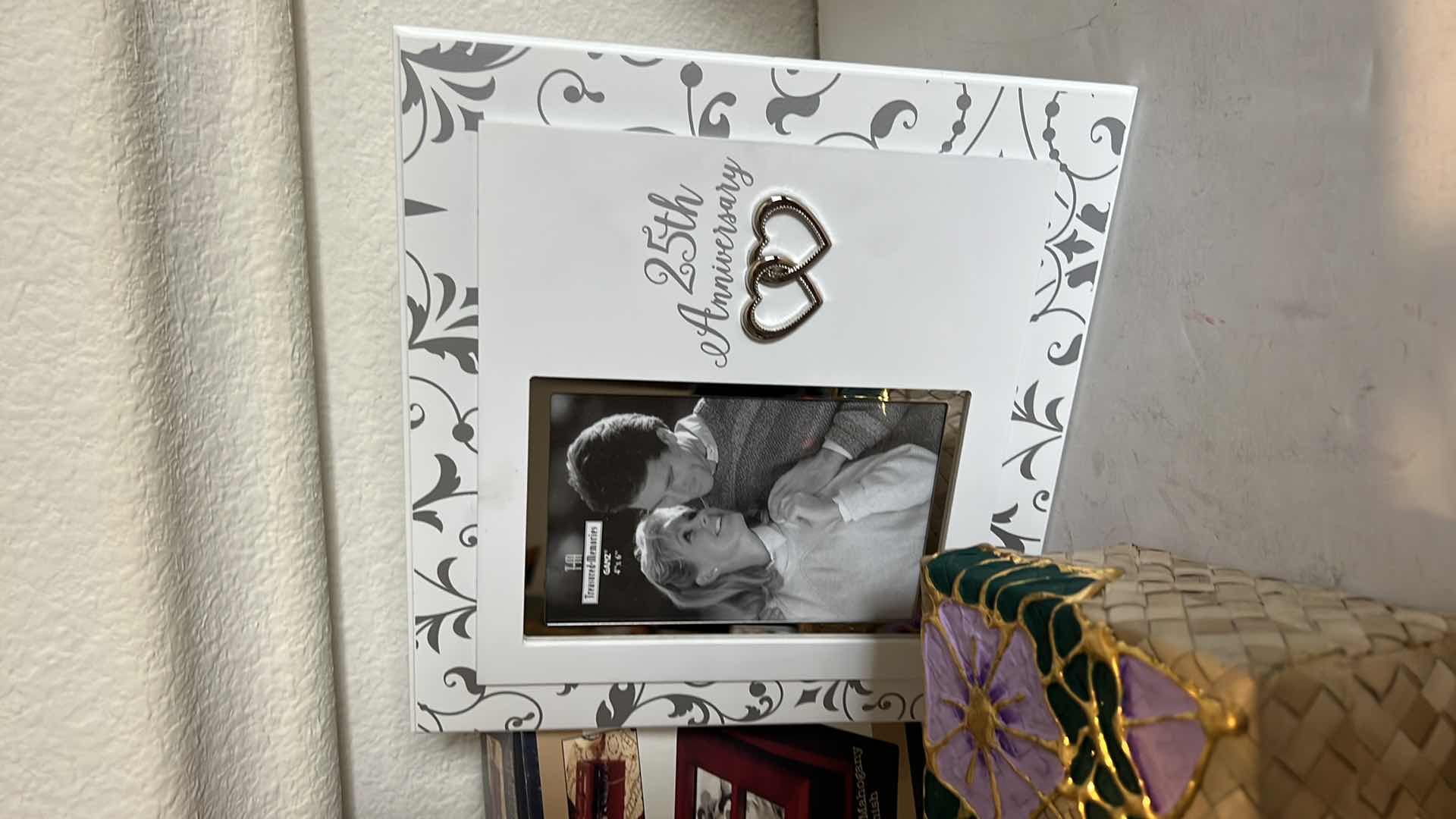 Photo 1 of 25TH ANNIVERSARY PICTURE FRAME, PERSONAL STORAGE BOX, TISSUE HOLDER