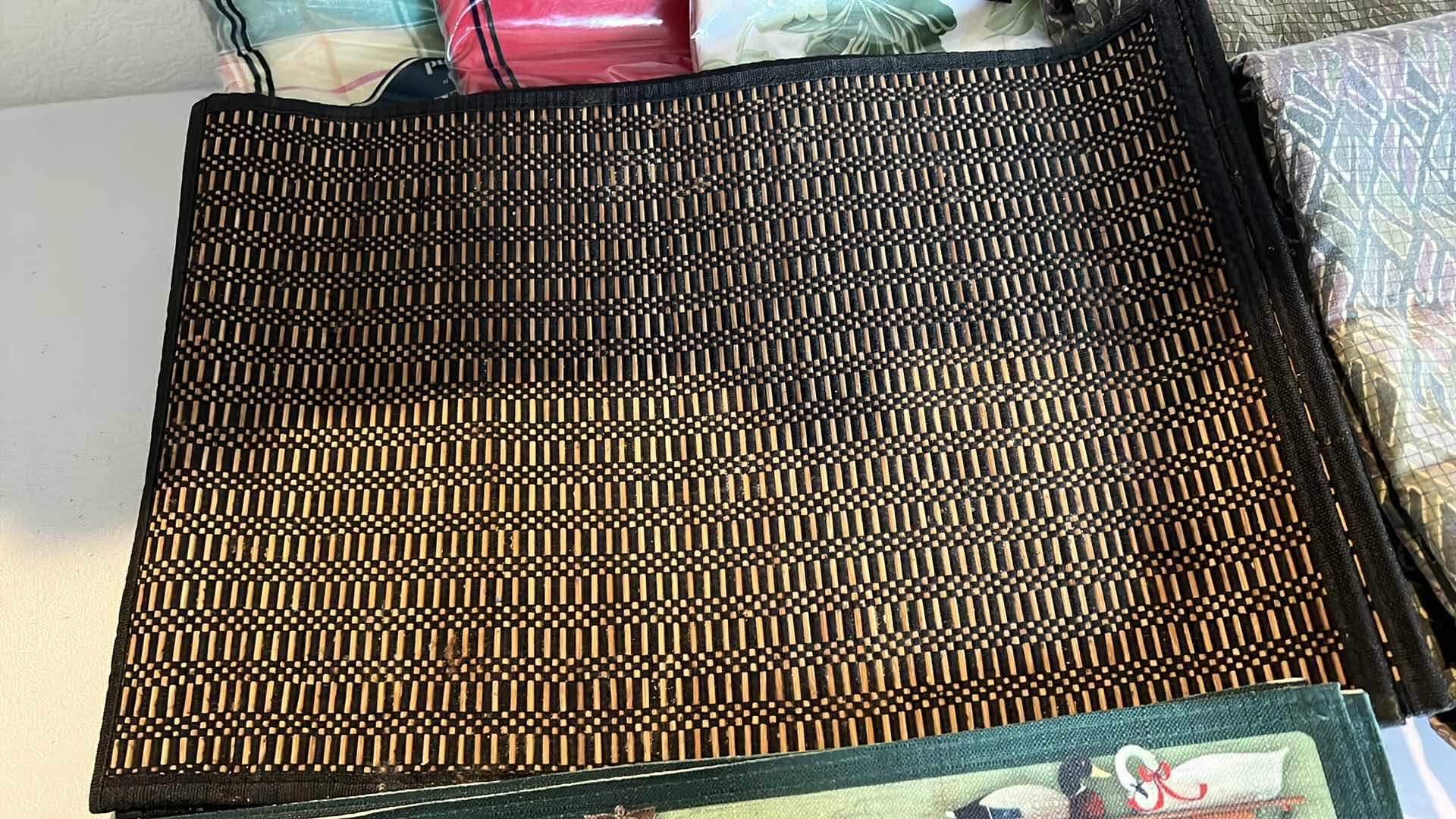 Photo 2 of 3-NEW TABLE CLOTHS, 8-PLACEMATS, SHEET SET