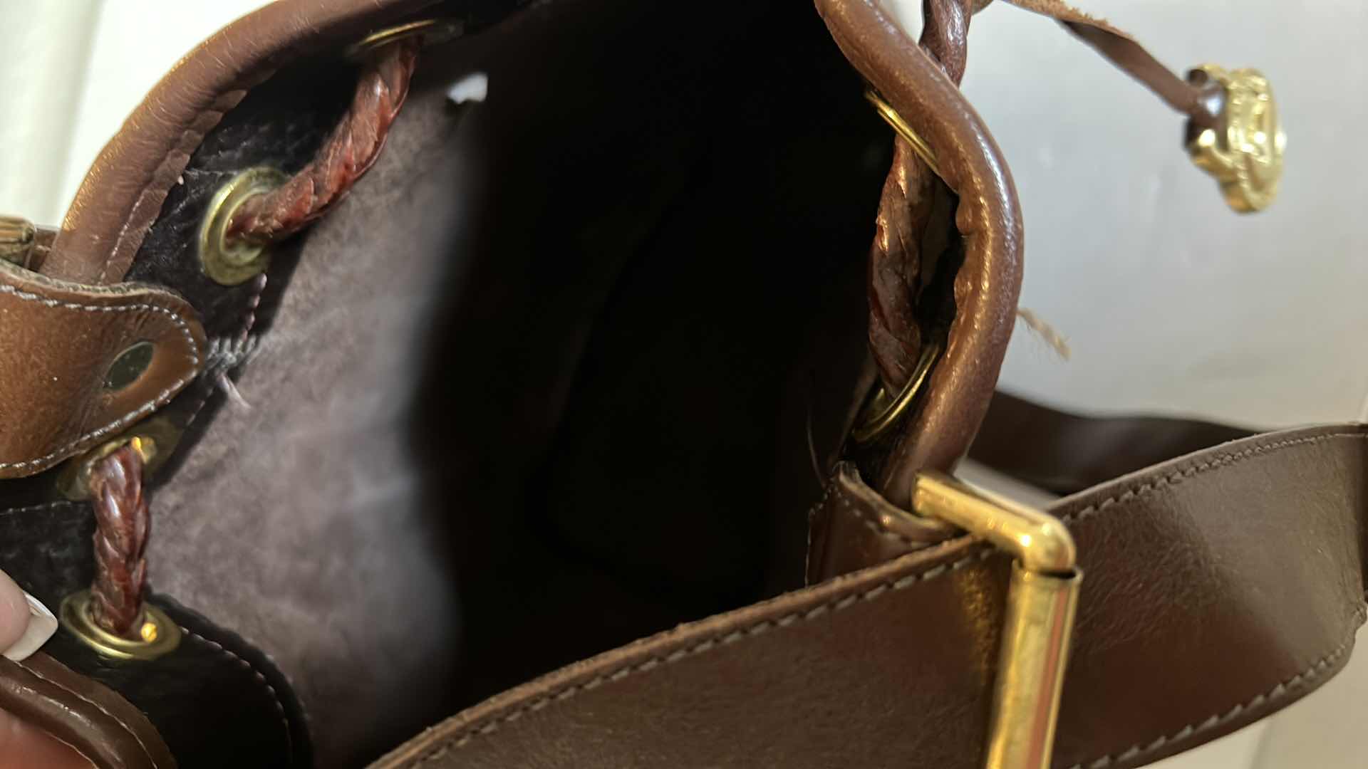 Photo 1 of BROWN DOONEY & BOURKE HANDBAG