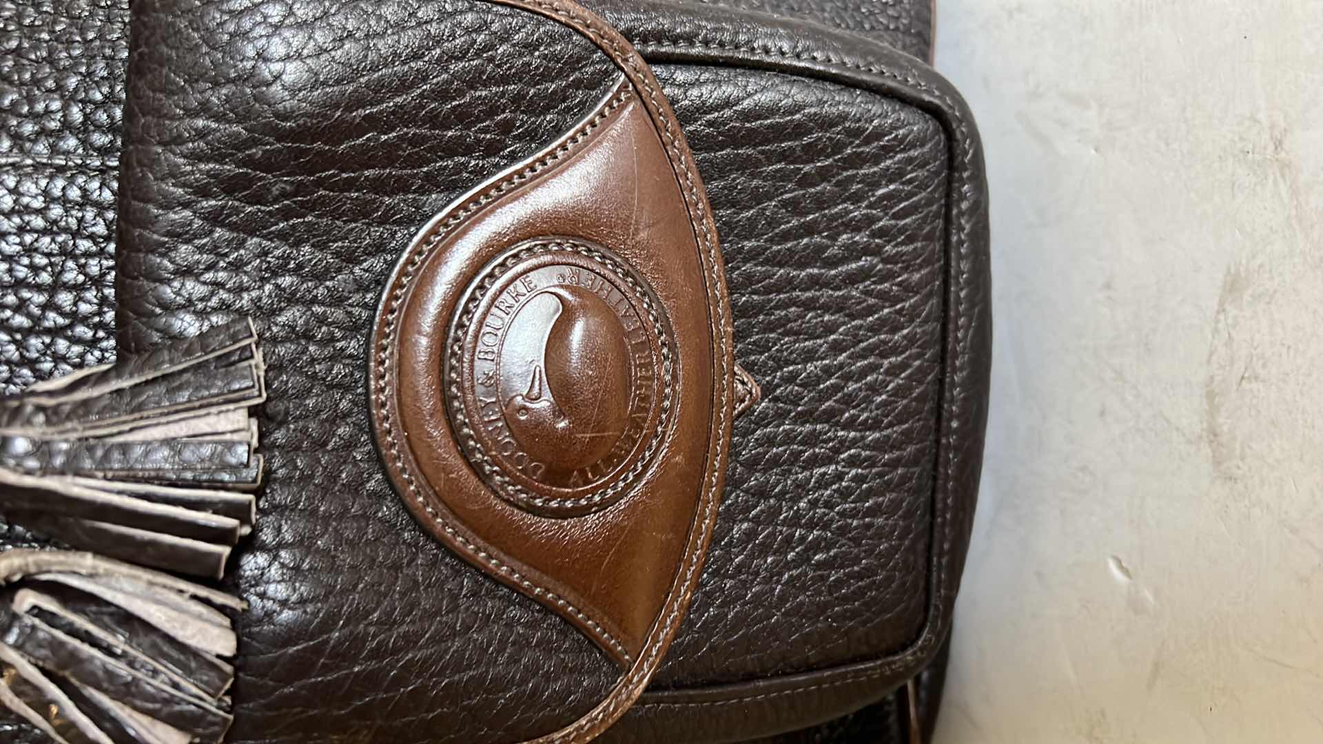 Photo 1 of BROWN DOONEY & BOURKE HANDBAG