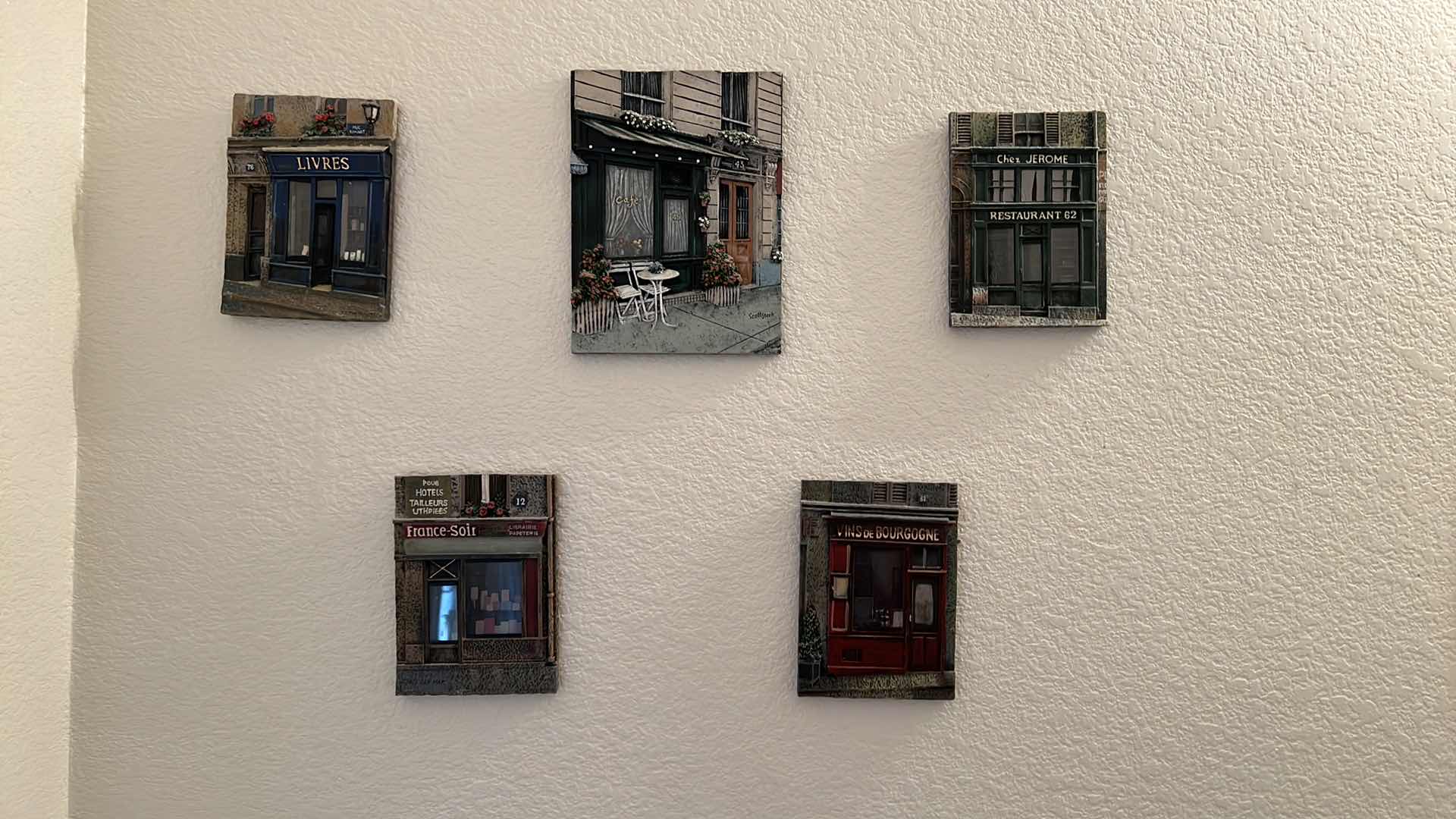 Photo 1 of 5-SMALL CERAMIC WALL ARTWORKS