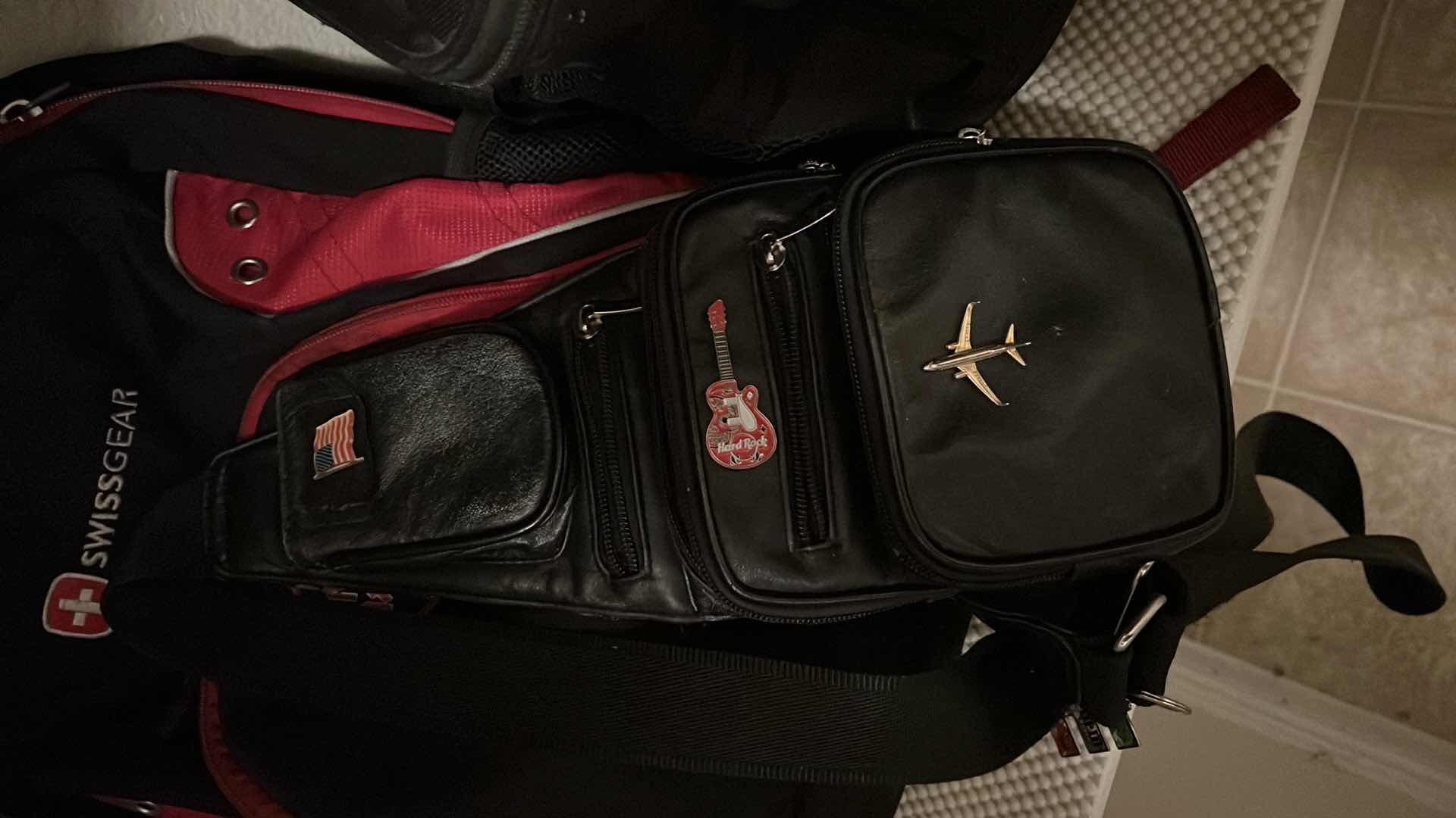 Photo 1 of RAIDERS COOLER, SWISS GEAR BACKPACK, 3-MENS LEATHER SMALL BAGS