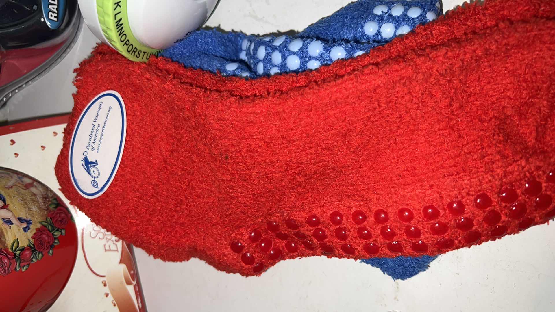 Photo 1 of 7-HOUSEHOLD ITEMS (NEW SOCKS, SOLITAIRE GAME)