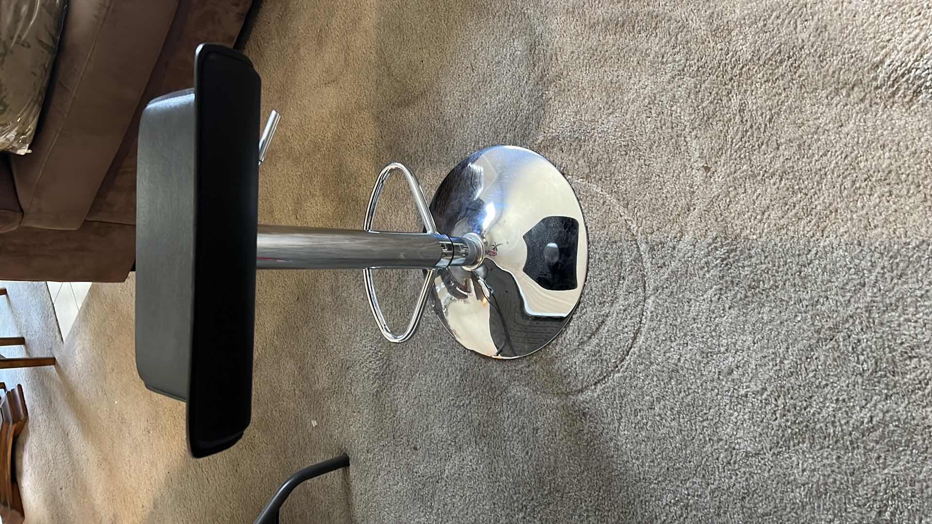 Photo 3 of BLACK ADJUSTABLE BAR STOOL