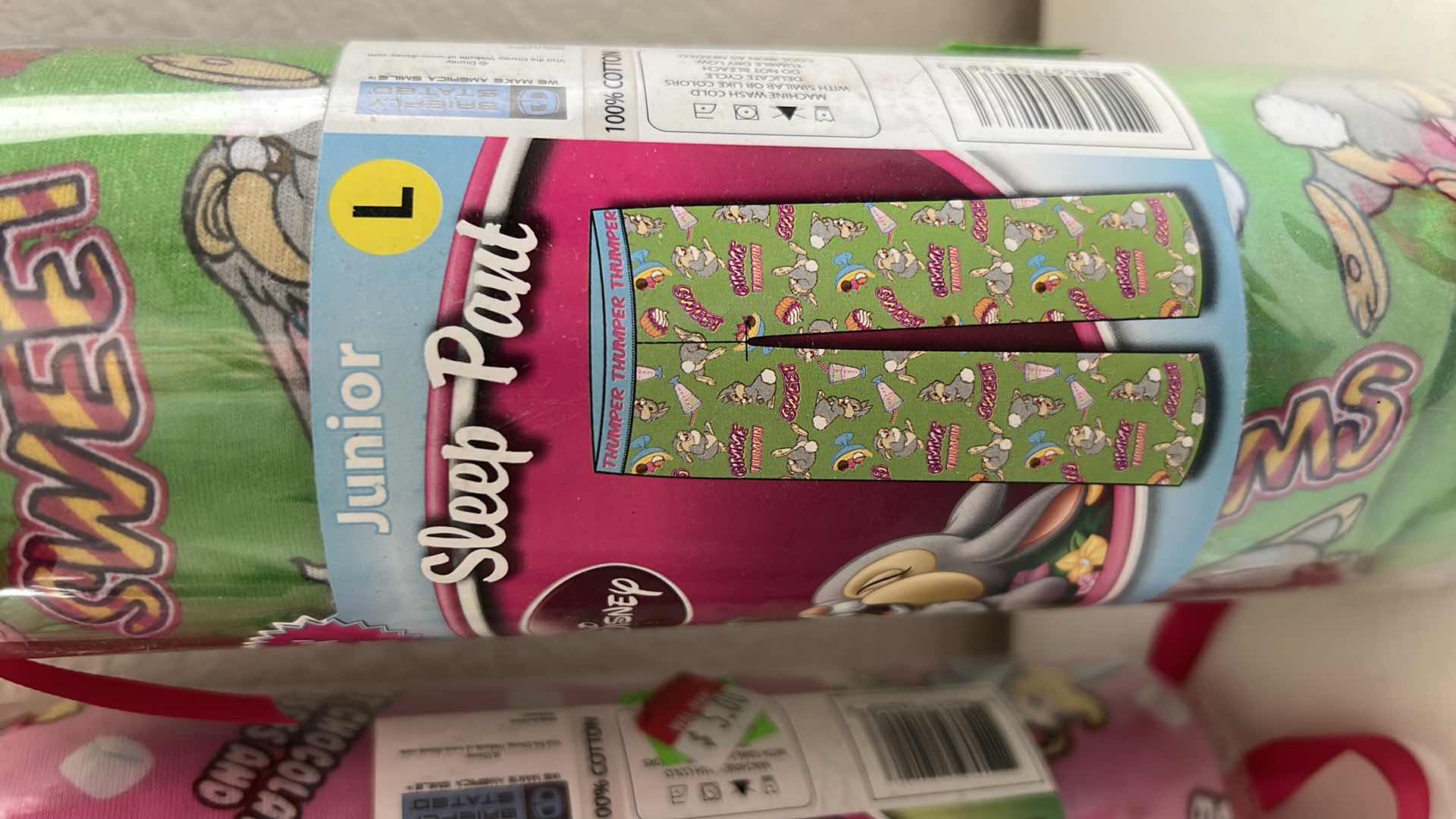 Photo 1 of 2-NEW DISNEY JUNIOR SLEEP PANTS (L)