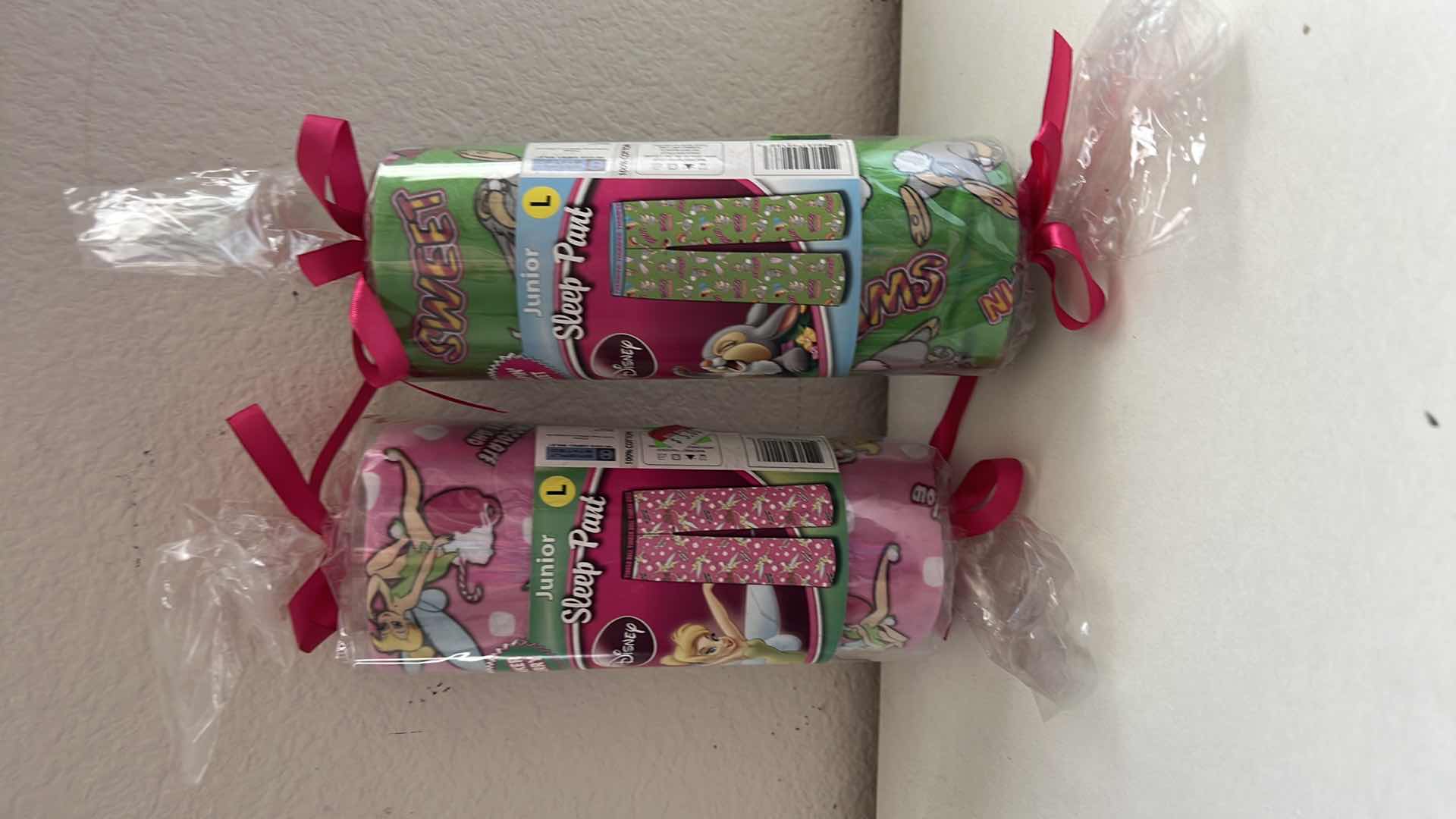 Photo 1 of 2-NEW DISNEY JUNIOR SLEEP PANTS (L)