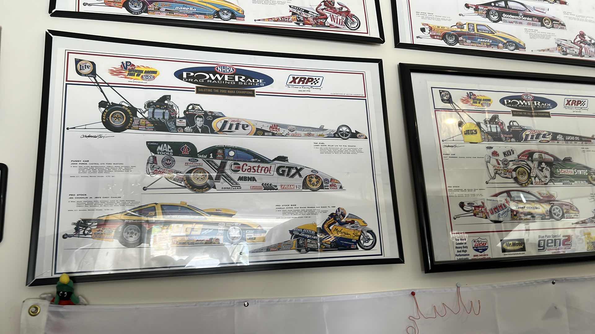 Photo 1 of 4-FRAMED “COLLECTOR” CARS POSTERS