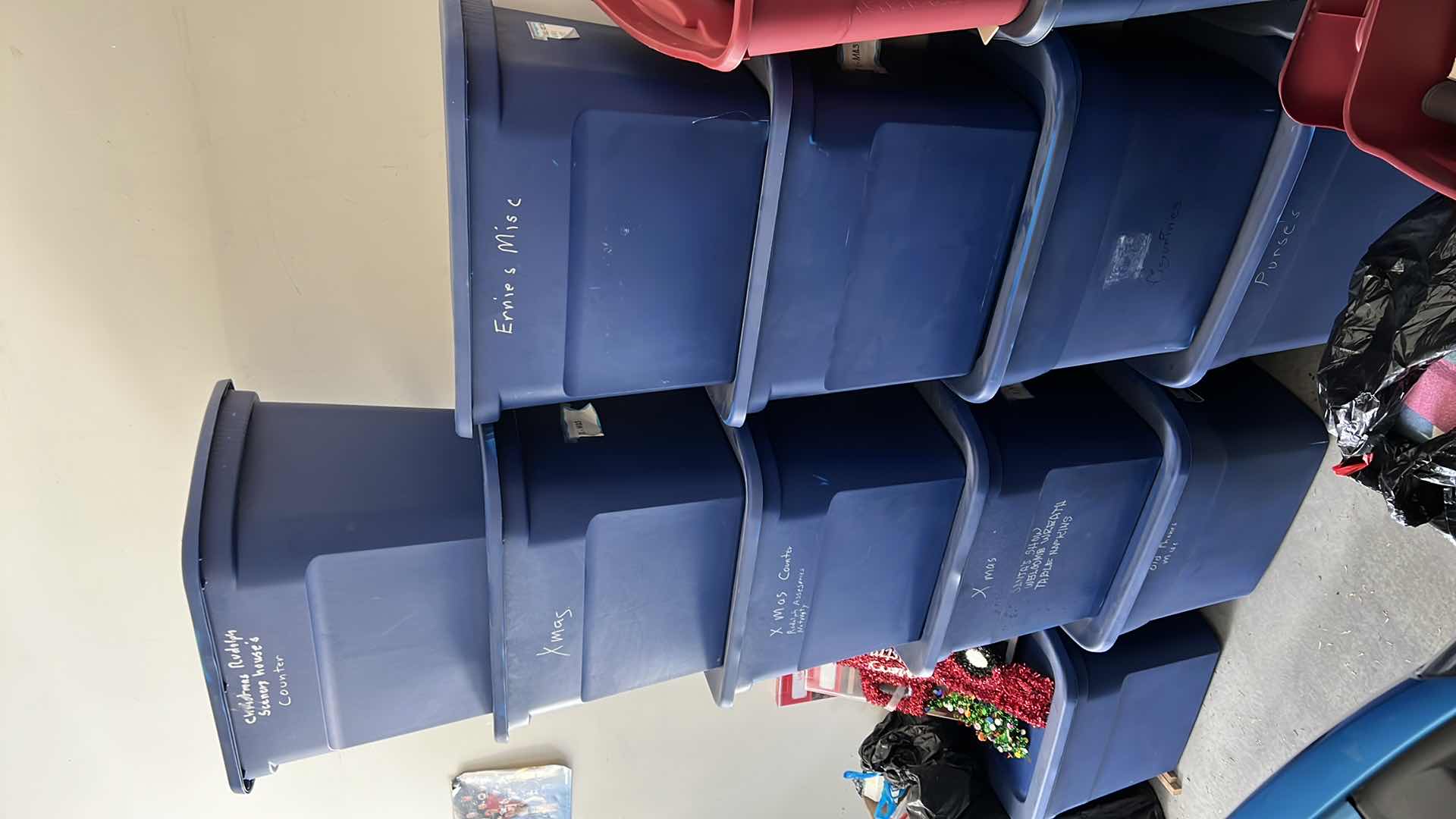 Photo 1 of 12-TOTES W HOLIDAY DECORATIONS