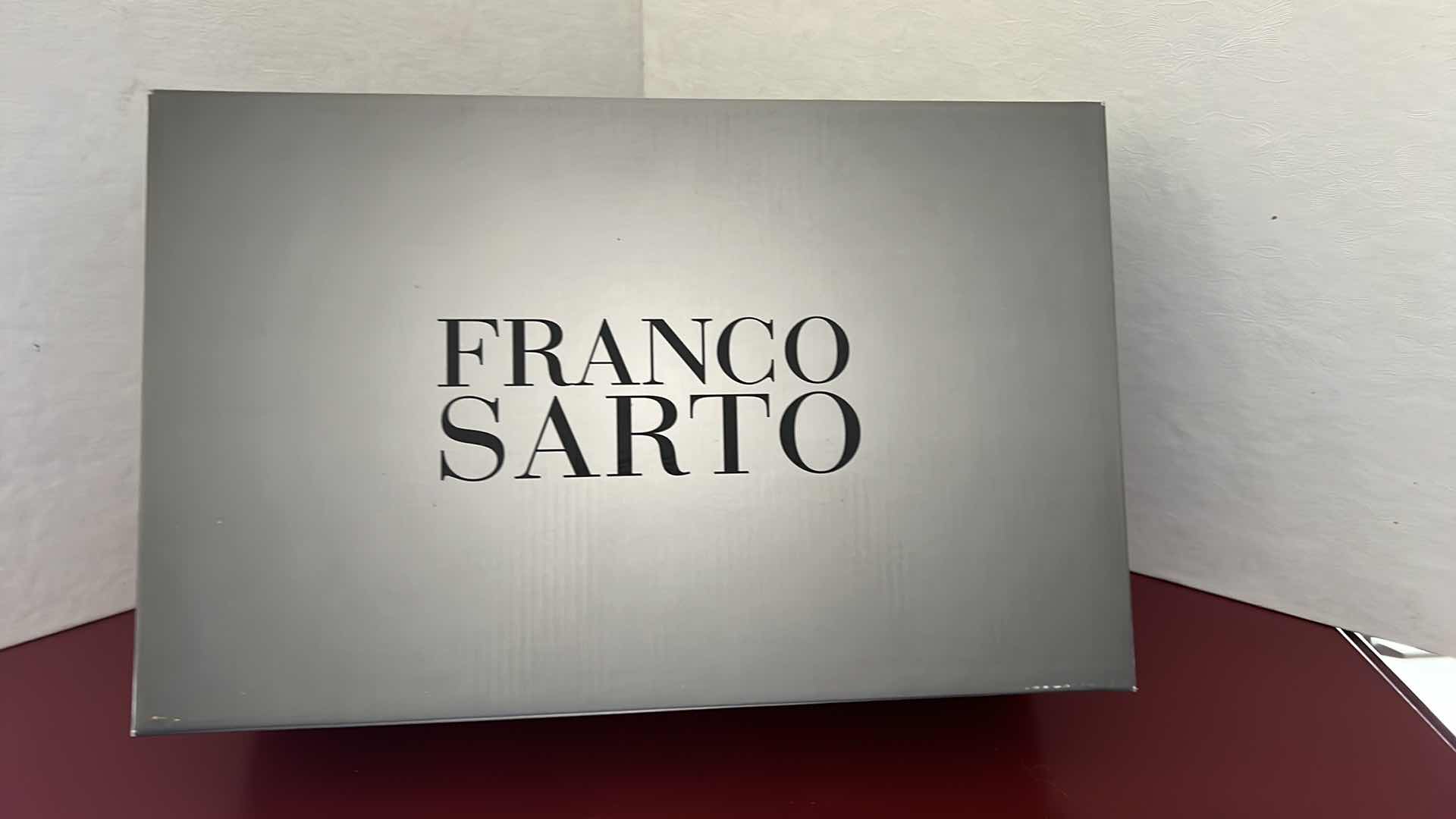 Photo 1 of RED LADIES “FRANCO SARTO” SLIDE SHOES (SIZE 7M)