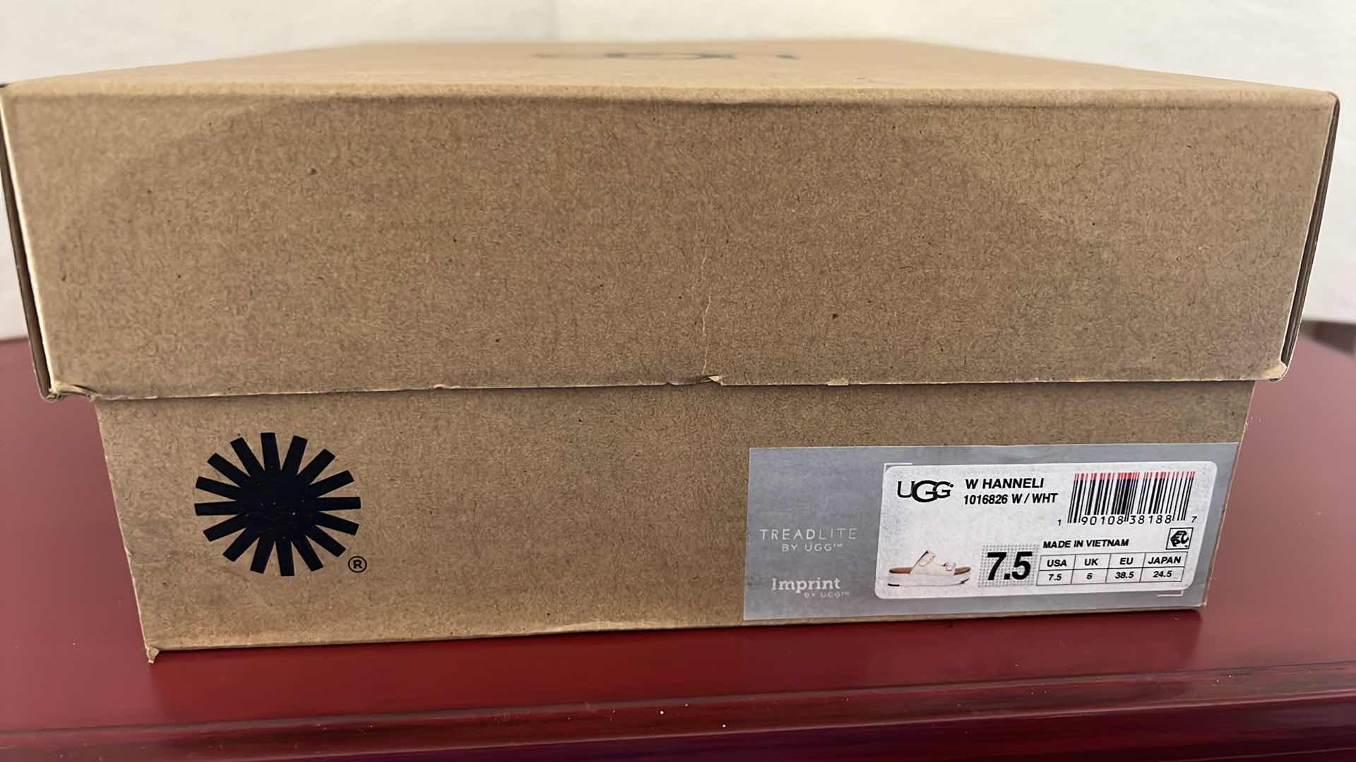 Photo 1 of LADIES UGG WHITE HANNELI SHOES (SIZE 7.5)