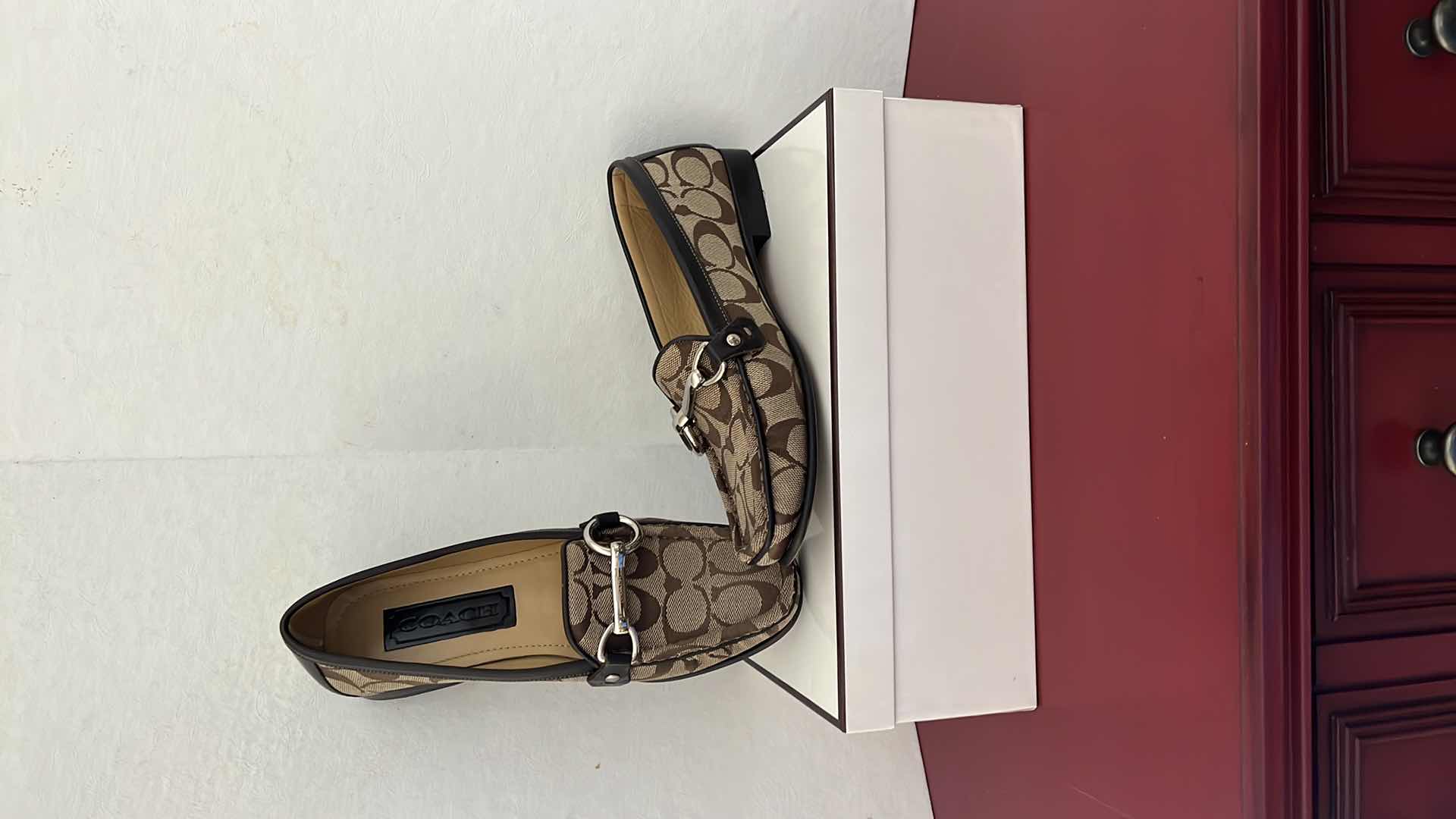 Photo 5 of LADIES COACH EMMA SIG C/CALF SHOES (SIZE 7)