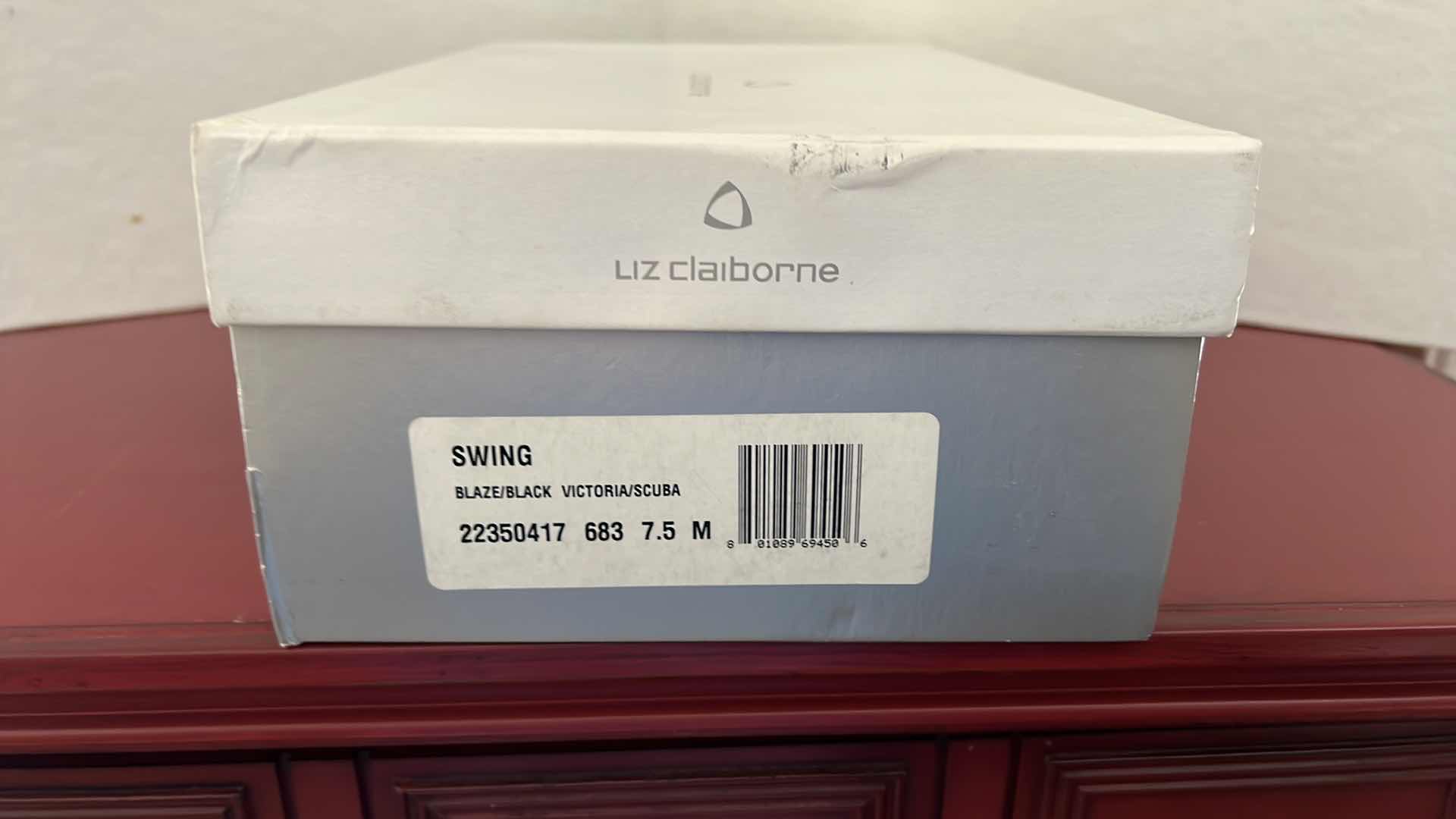 Photo 1 of LADIES NEW LIZ CLAIBORNE SWING BLAZE/BLACK SLIDE SHOES (7.5)