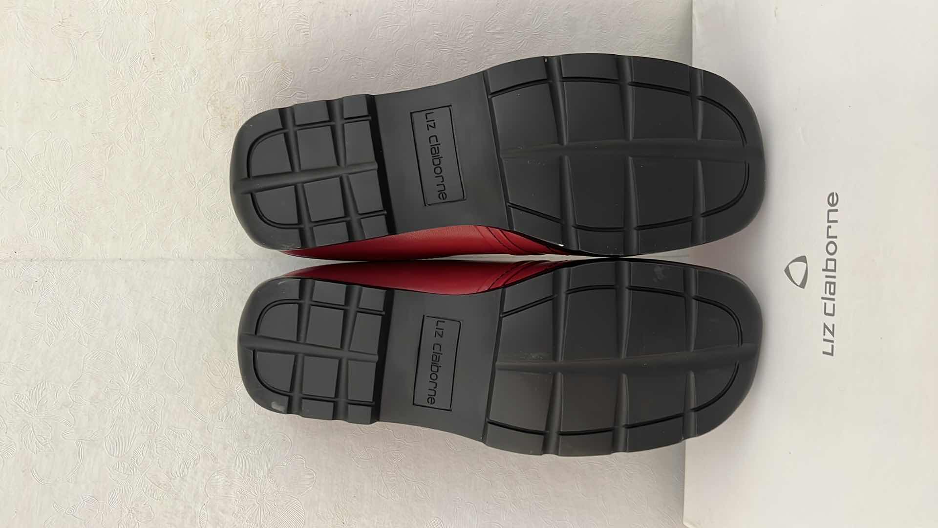 Photo 7 of LADIES NEW LIZ CLAIBORNE SWING BLAZE/BLACK SLIDE SHOES (7.5)