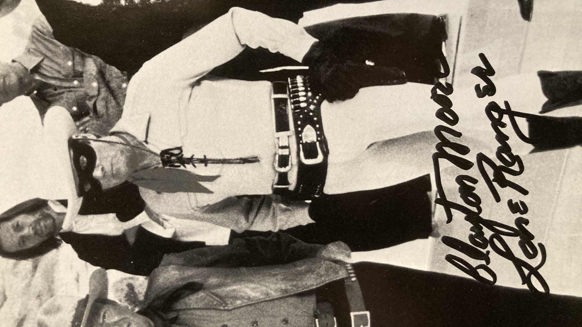 Photo 1 of LONE RANGER CAST AUTOGRAPHED PHOTO BY CLAYTON MOORE