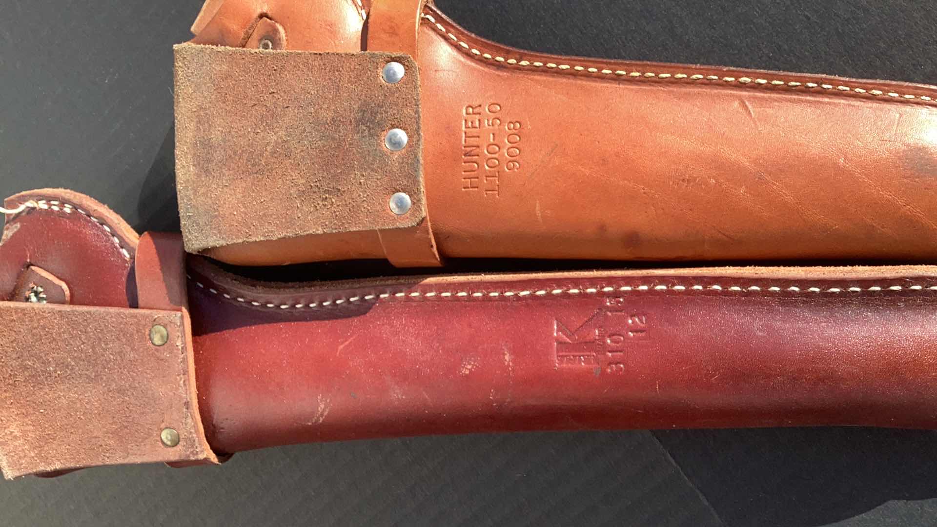 Photo 1 of TWO LONG GUN LEATHER HOLSTERS