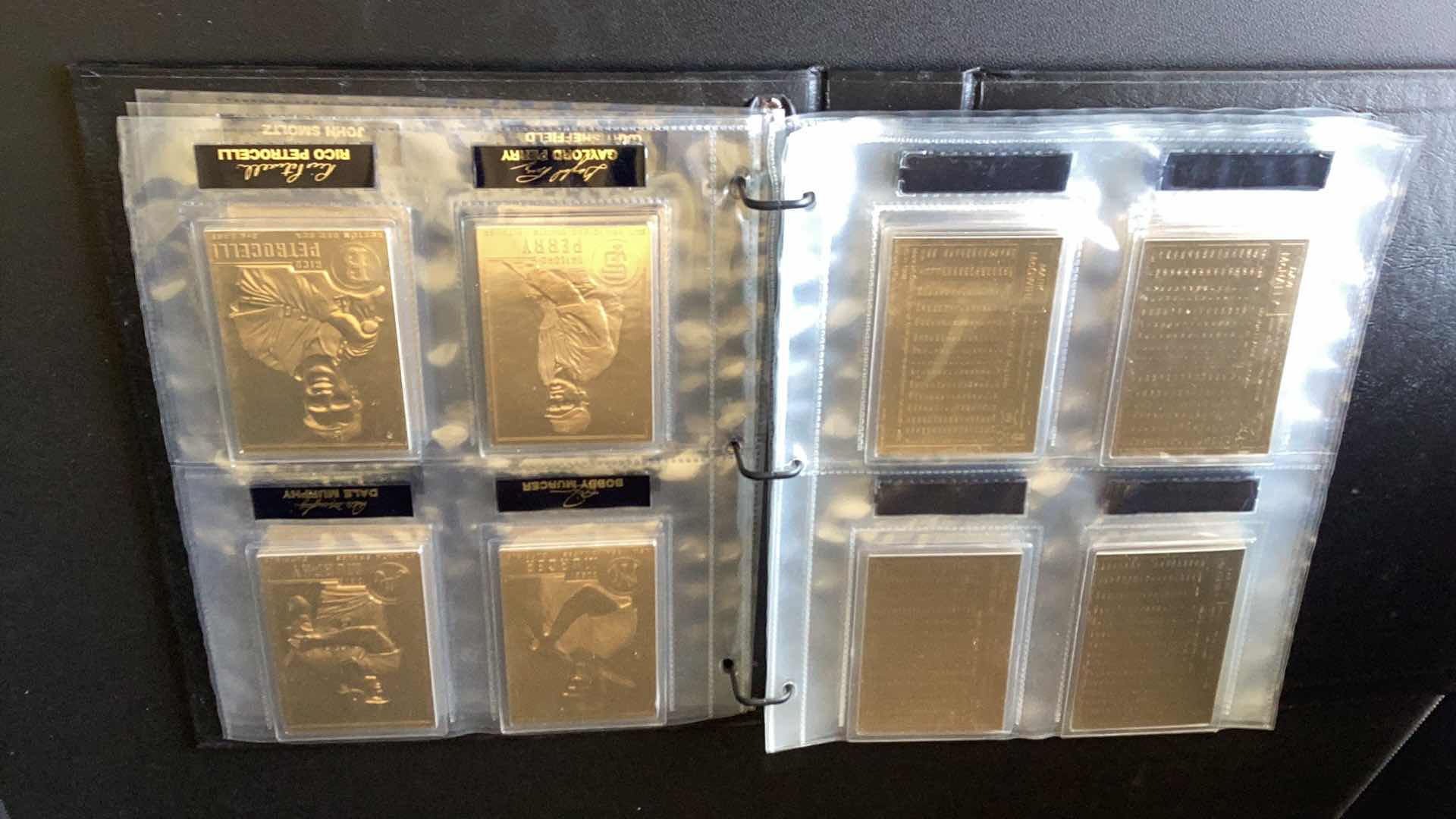 Photo 1 of DANBURY MINT 22K GOLD BASEBALL CARDS SET OF 50