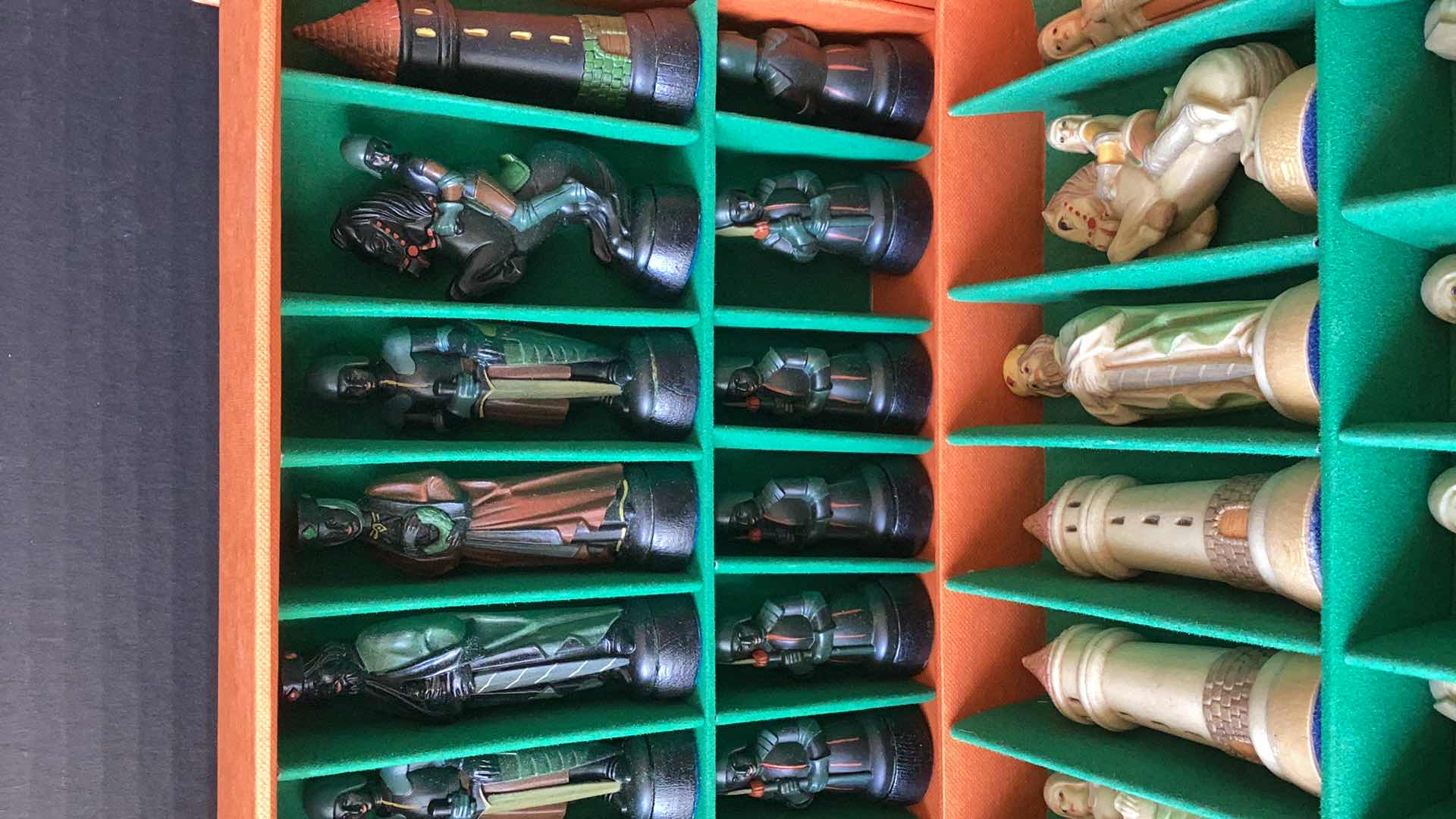 Photo 1 of VINTAGE 1968 ANRI CHARLEMAGNE CHESS SET KING 3 1/2” 