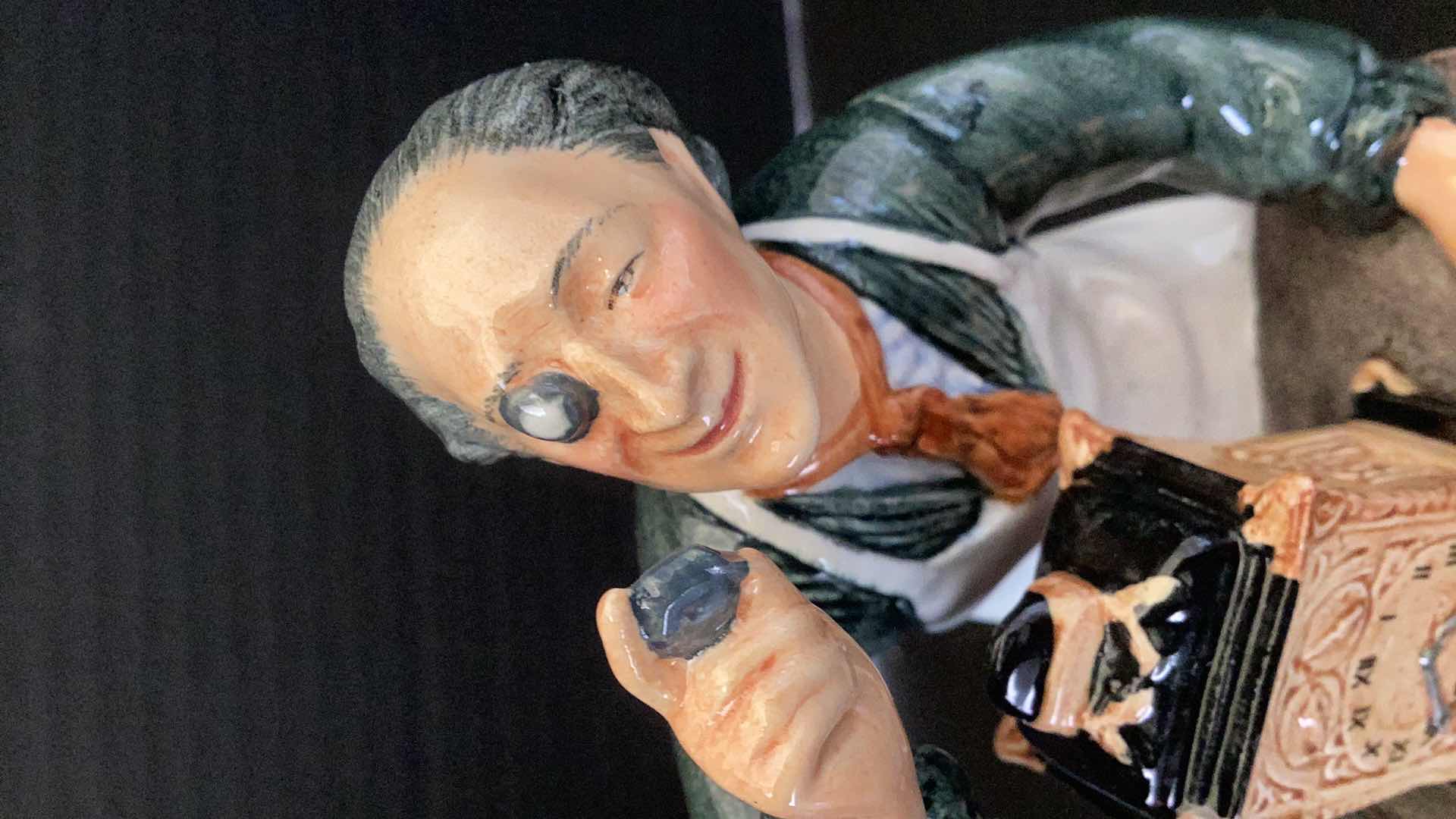 Photo 1 of ROYAL DOULTON “THE CLOCKMAKER” 7” TALL