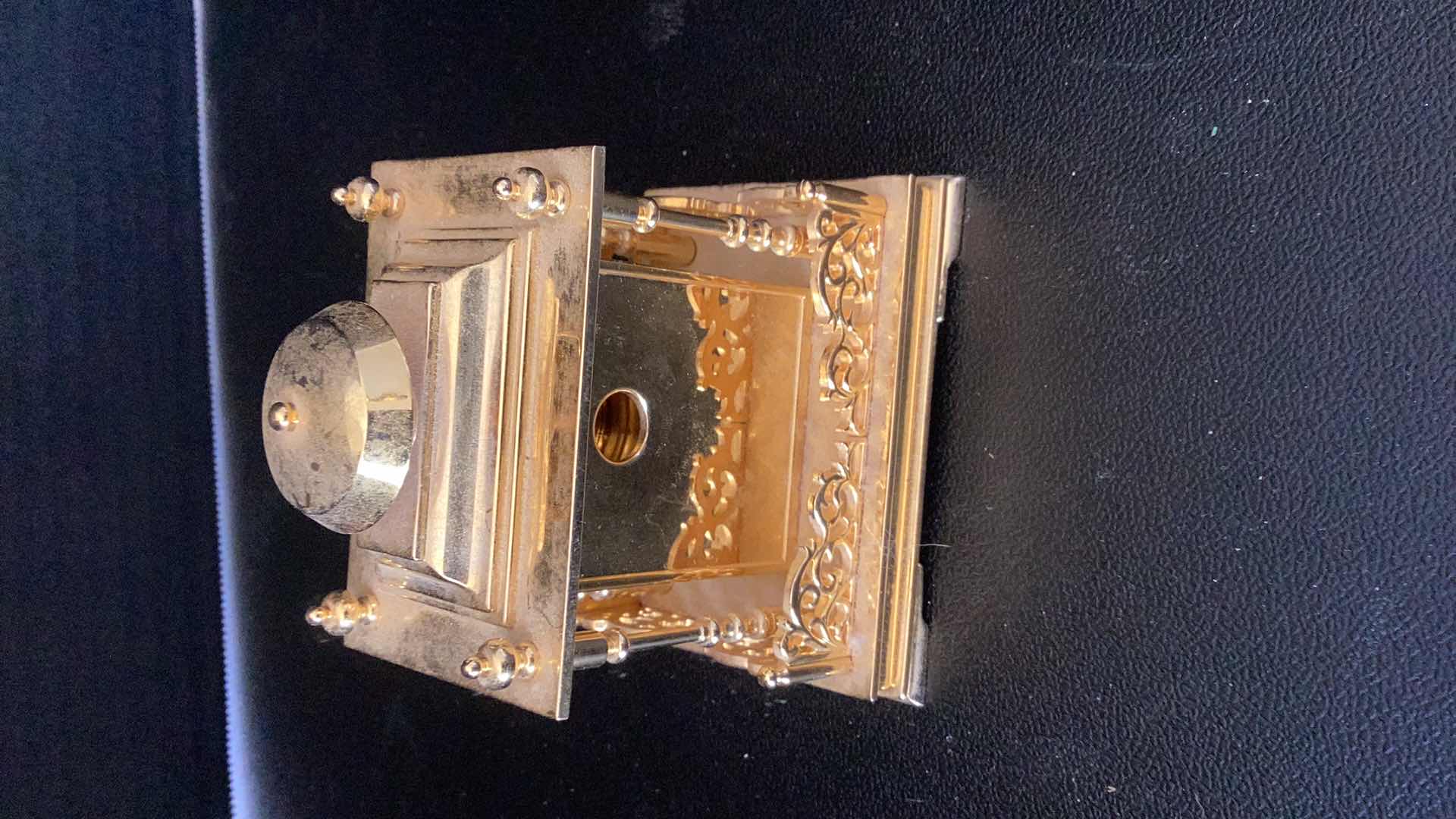 Photo 1 of FRANKLIN MINT CLOISONNÉ CLOCK 3” X 4”