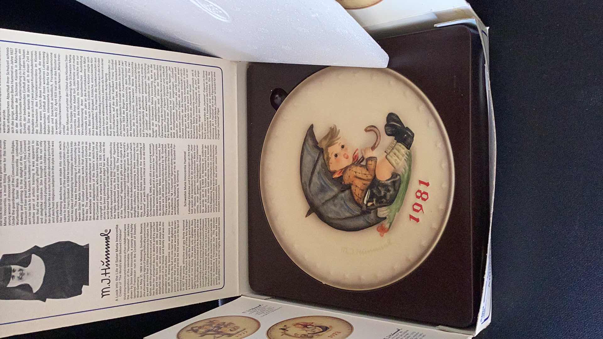 Photo 2 of M. J. HUMMEL ANNUAL PLATE 1981