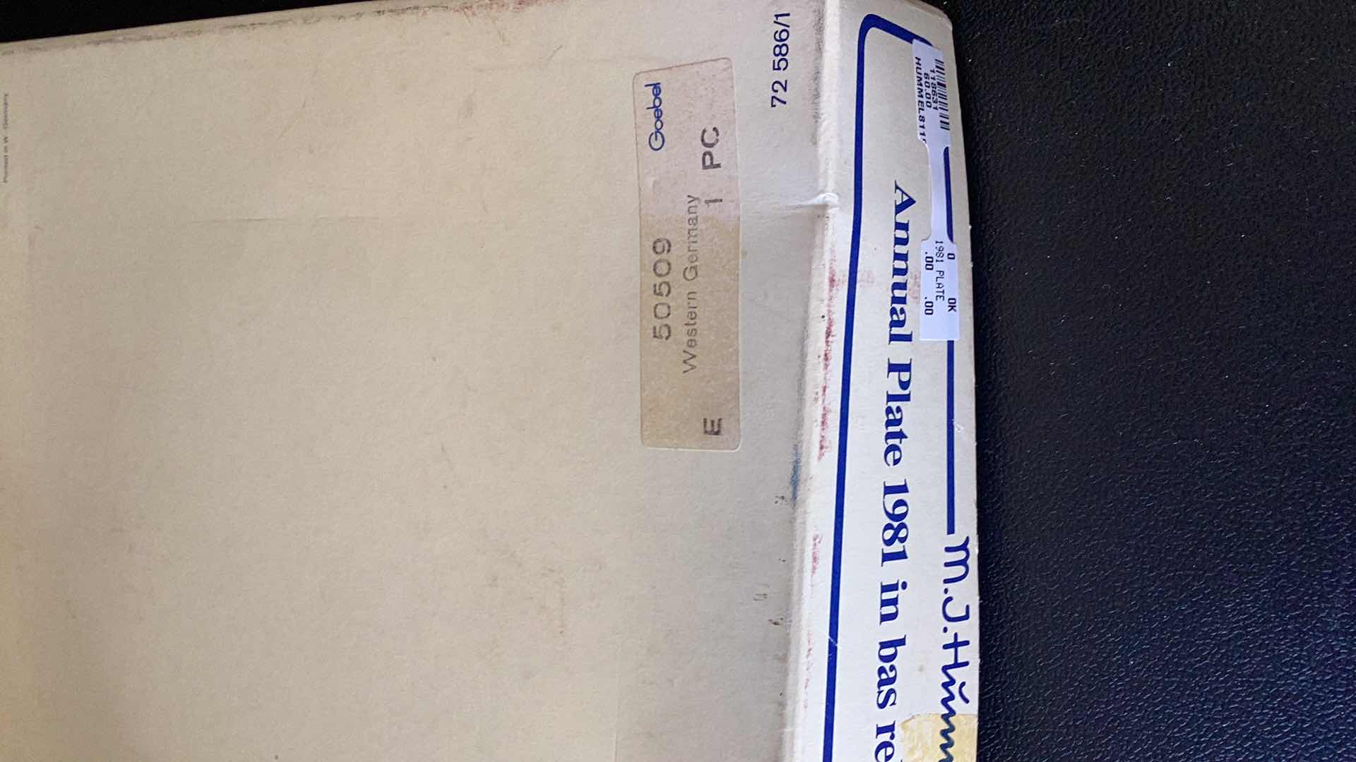 Photo 1 of M. J. HUMMEL ANNUAL PLATE 1981