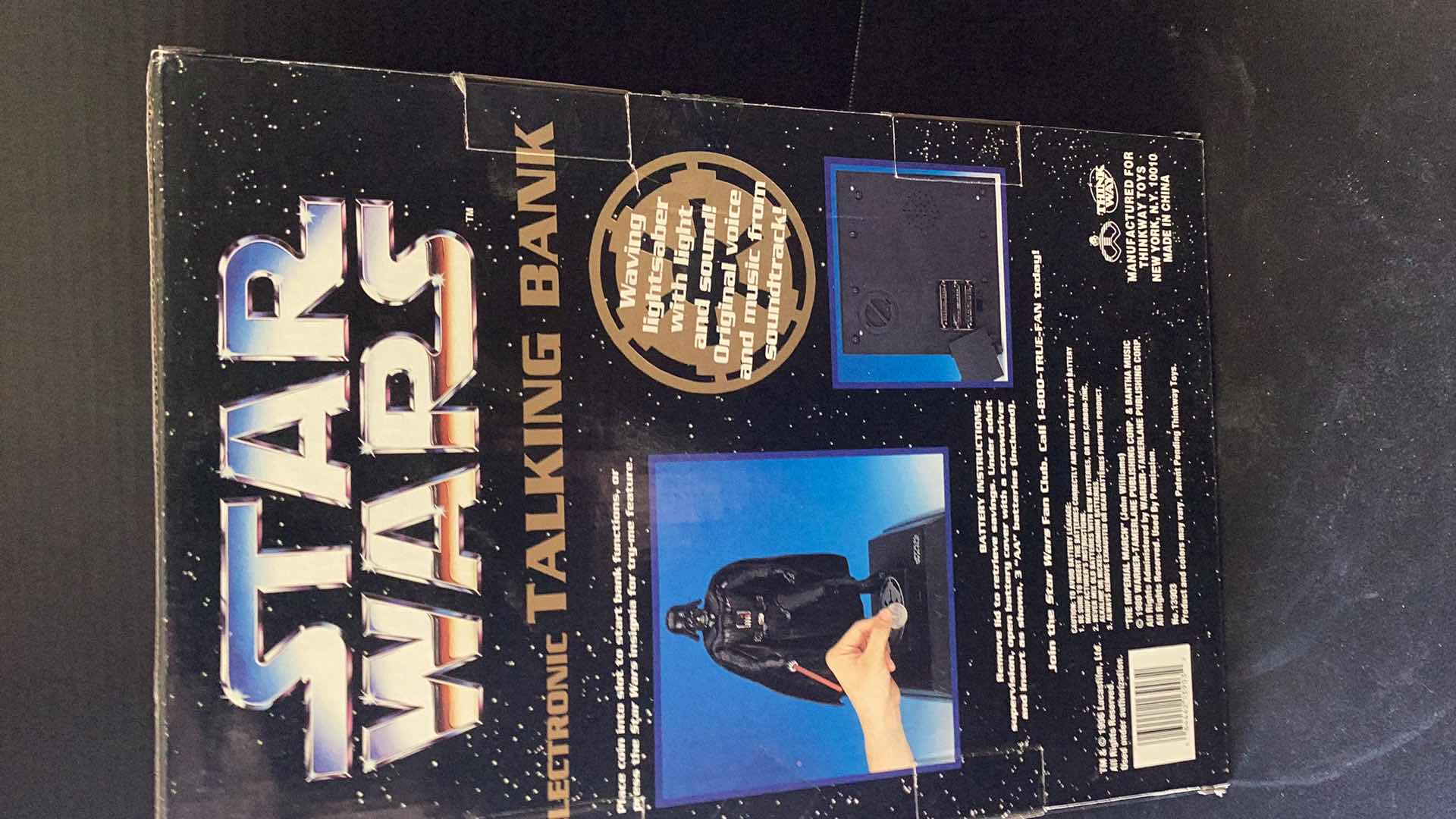 Photo 1 of STAR WARS DARTH VADER TALKING BANK