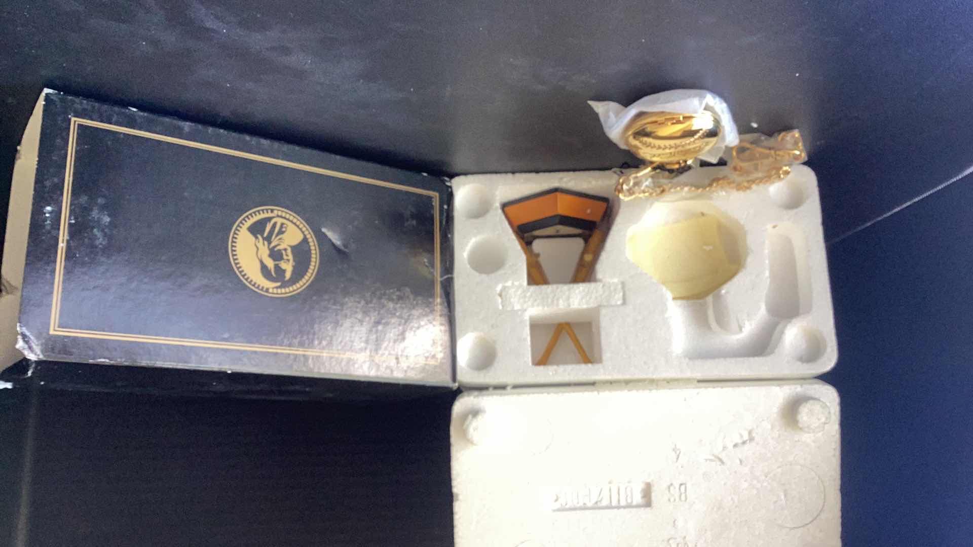 Photo 1 of FRANKLIN MINT “BABE RUTH” COMMEMORATIVE WATCH AND BAT STAND SET