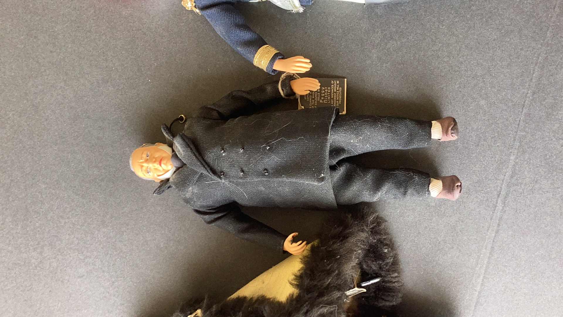 Photo 1 of 3 VINTAGE COSTUME DOLLS BY PEGGY NISBET 8” TALL MADE IN ENGLAND