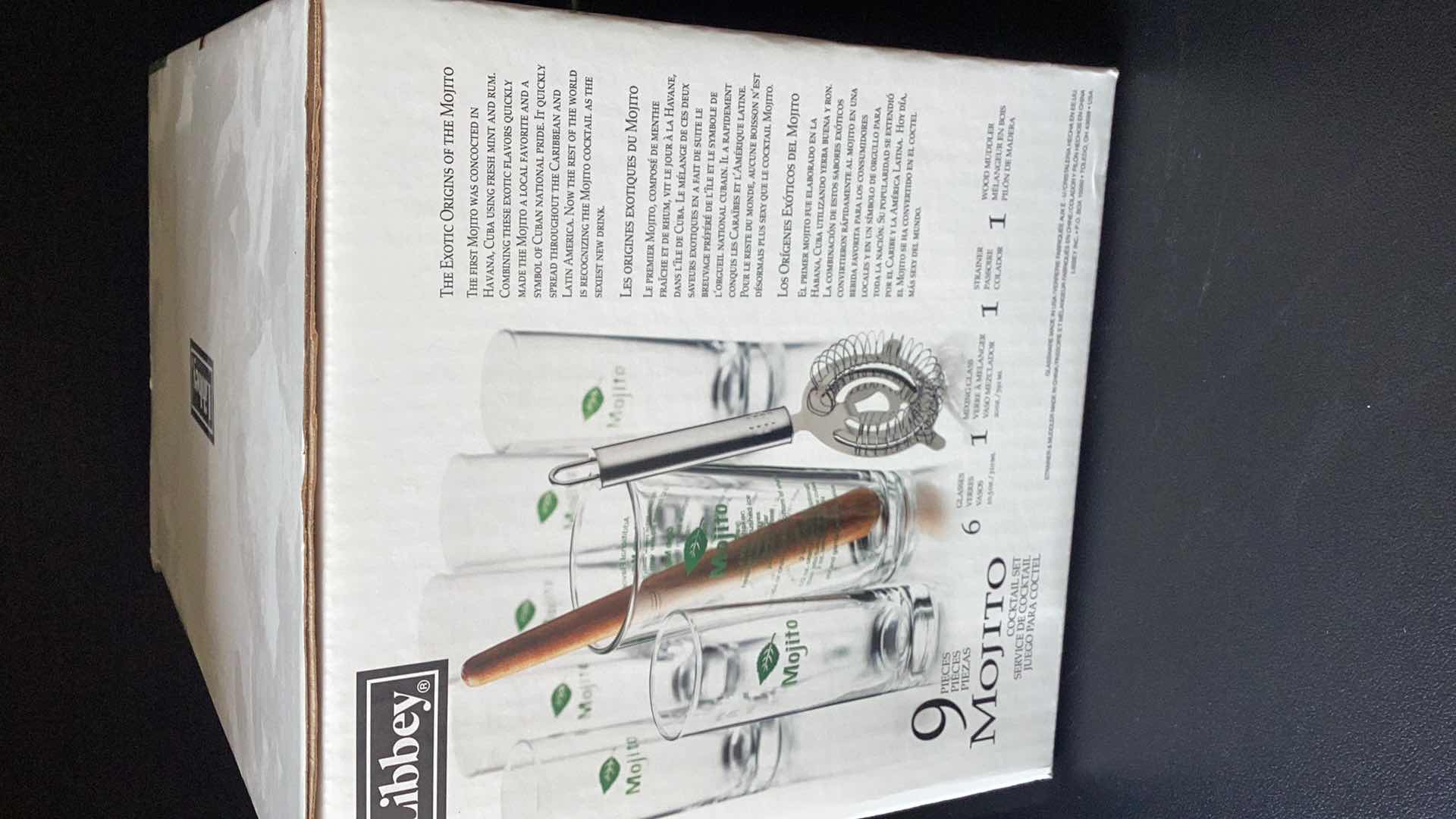 Photo 1 of LIBBEY 9 PIECE MOJITO SET