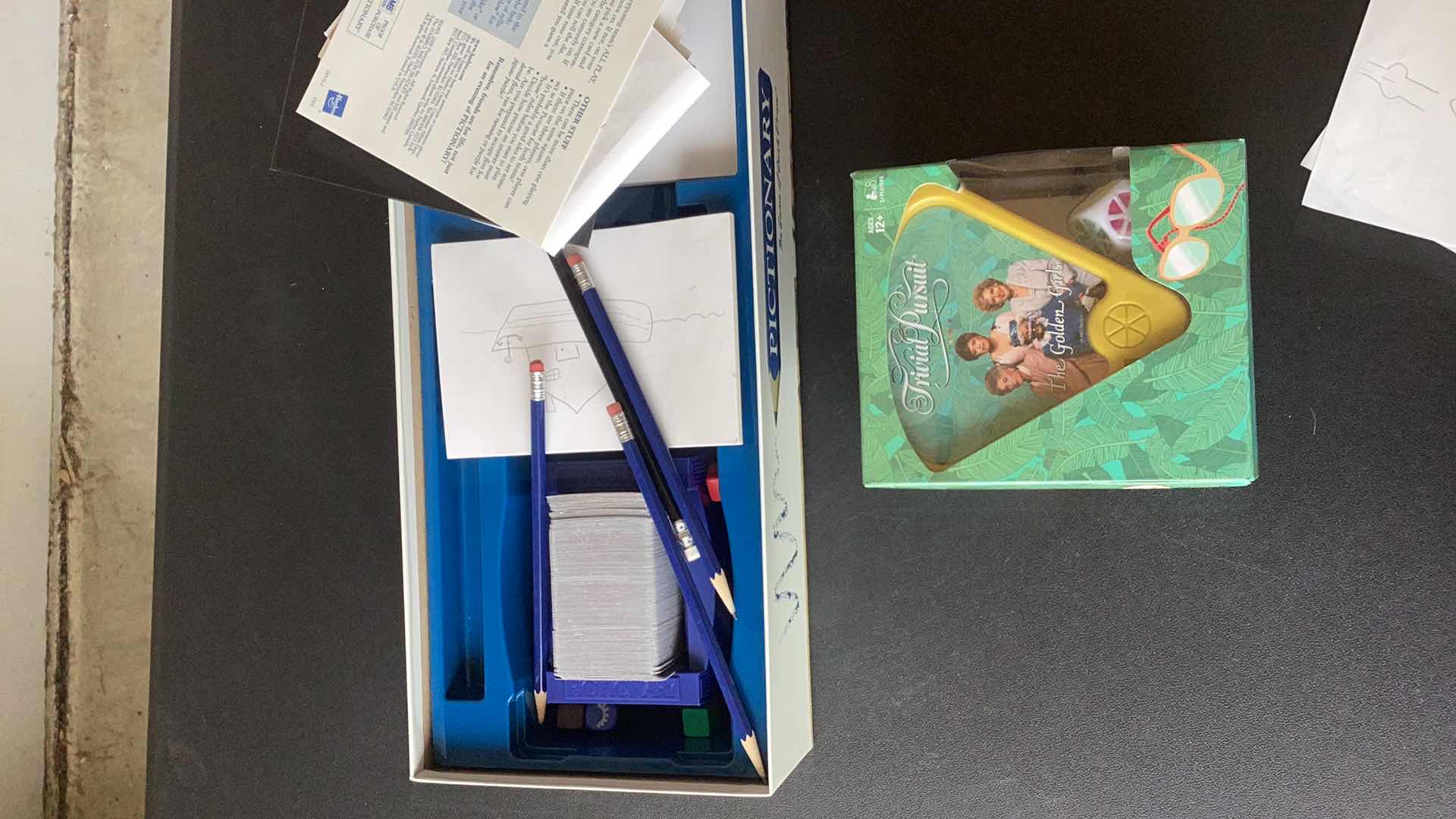 Photo 1 of PICTIONARY AND TRIVIAL PURSUIT GAMES