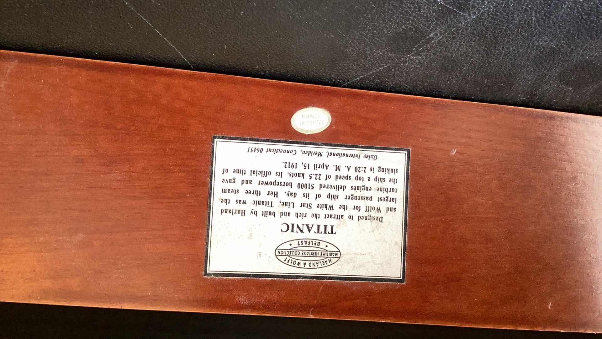 Photo 1 of TITANIC SHIP 10” LONG