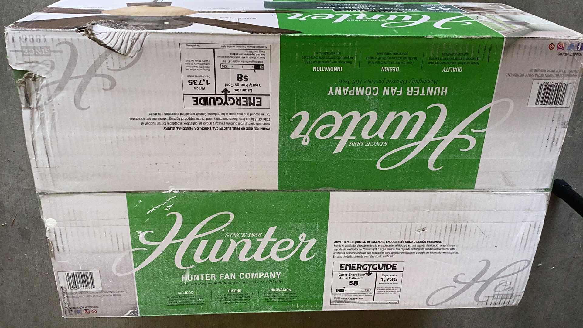 Photo 1 of HUNTER CONROY 42” FAN SEALED IN BOX