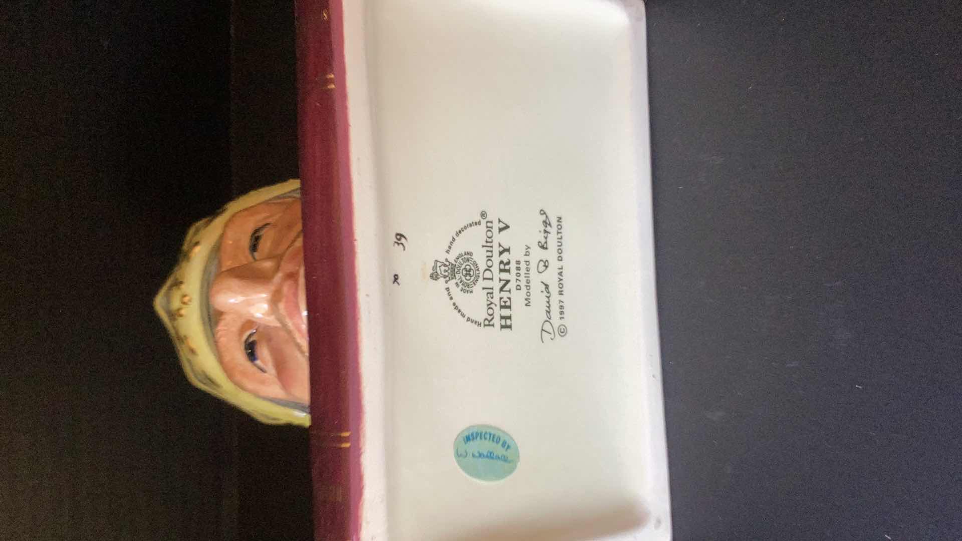 Photo 1 of ROYAL DOULTON “HENRY V” 8” TALL 