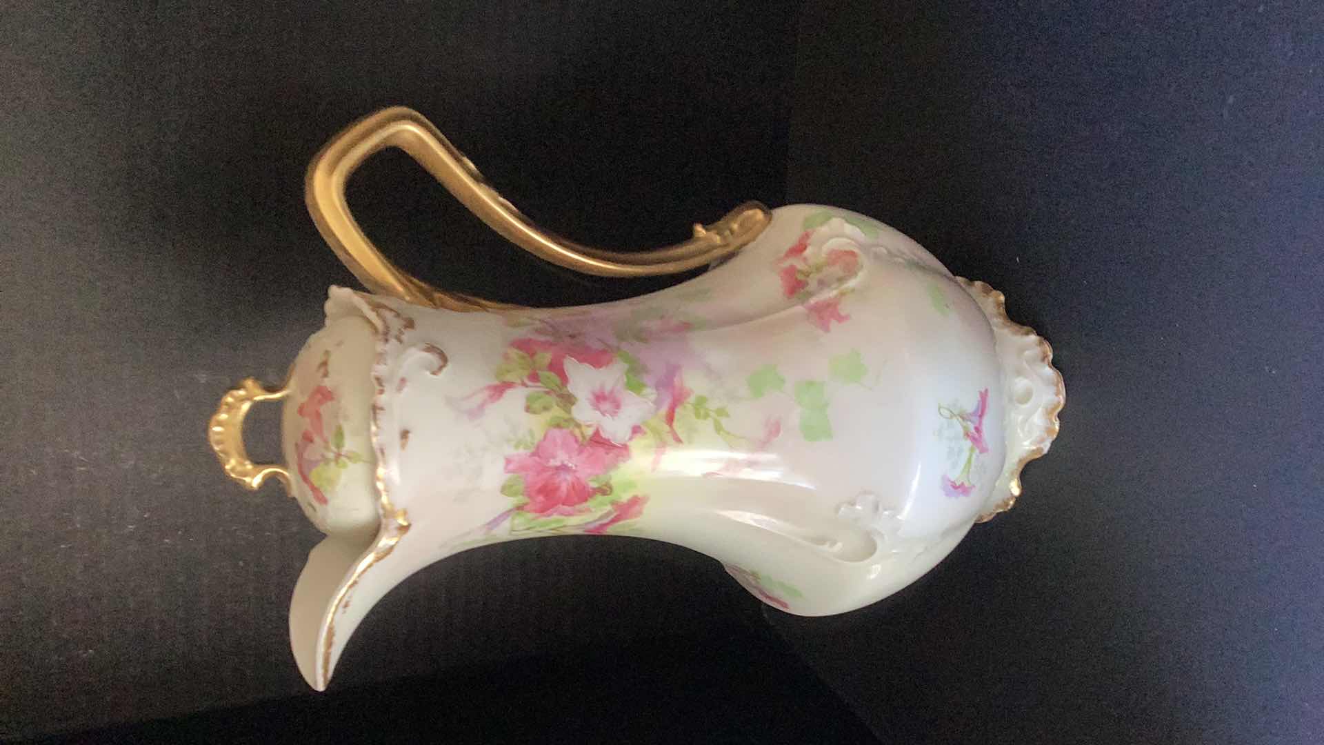 Photo 1 of LIMOGES CORONET COFFEE POT 10” TALL