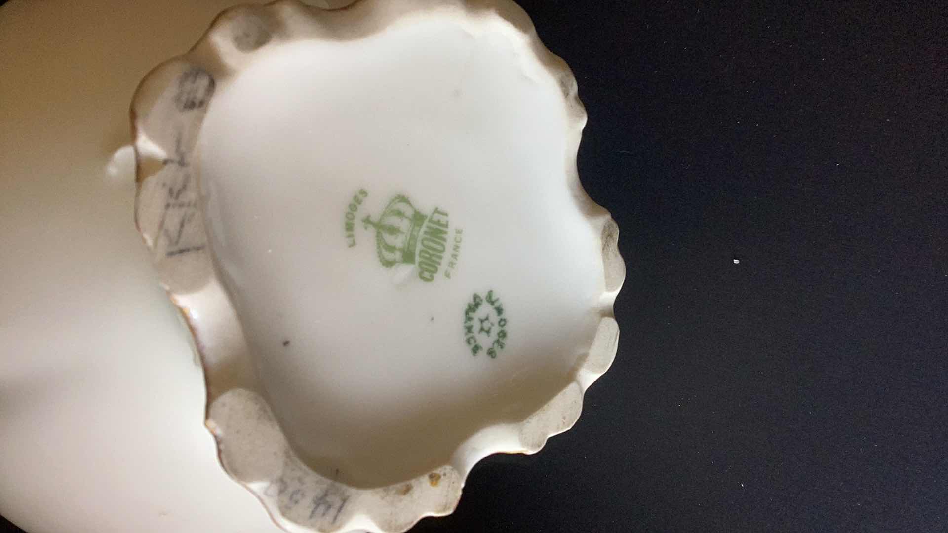 Photo 1 of LIMOGES CORONET COFFEE POT 10” TALL