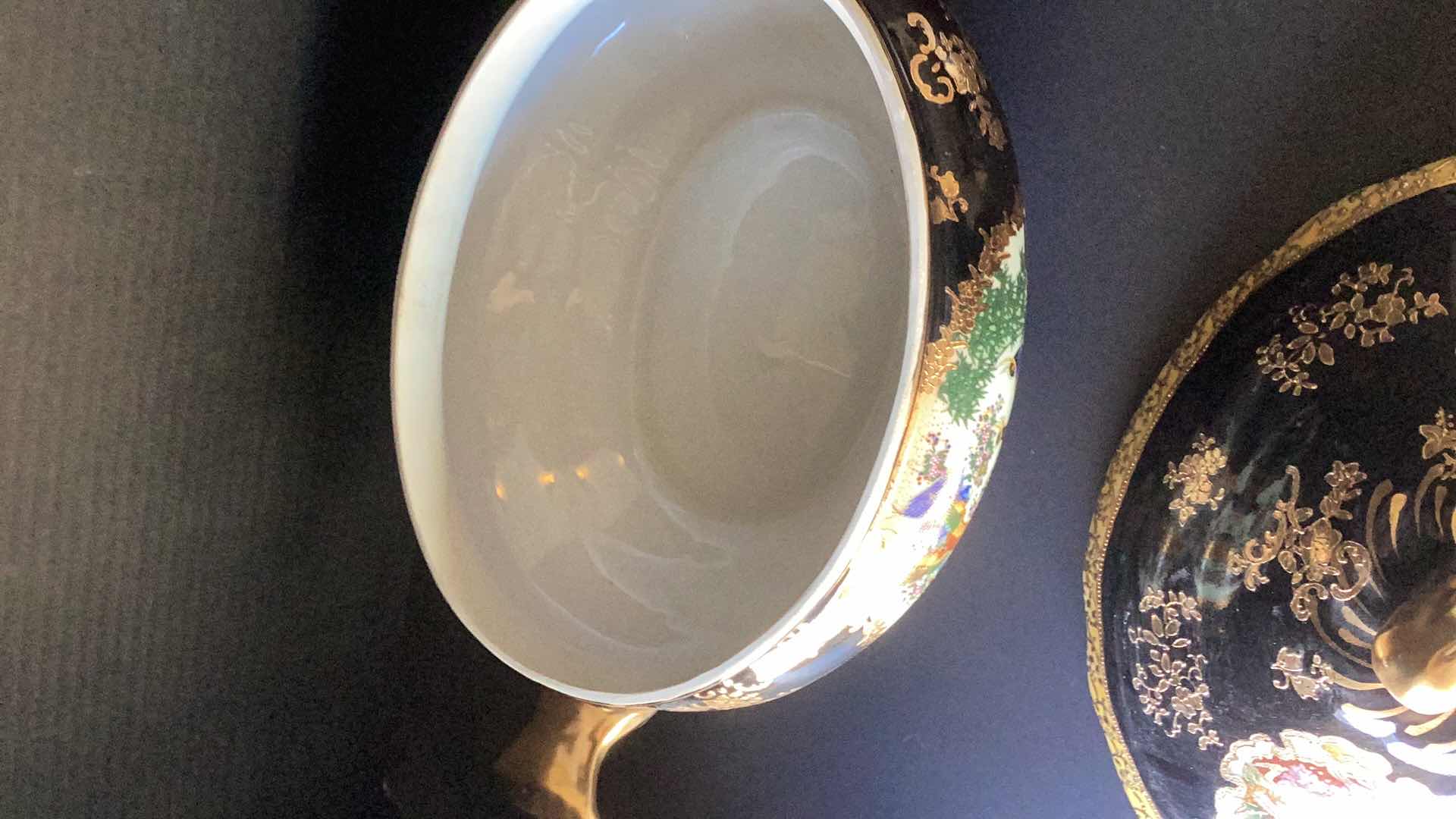 Photo 1 of LARGE CHINESE SERVING BOWL WITH LID 16” X 9” H 10”