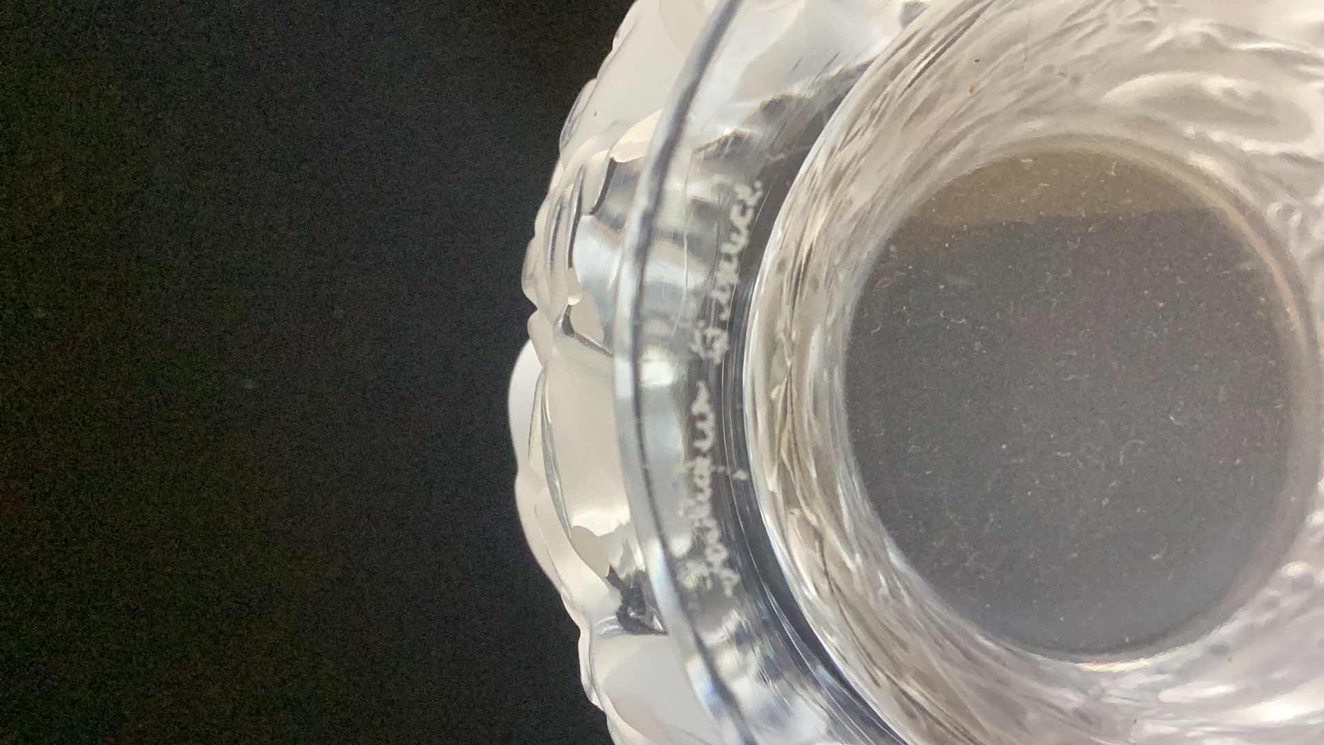 Photo 1 of LALIQUE BAGATELLE VASE 5” X H 7”