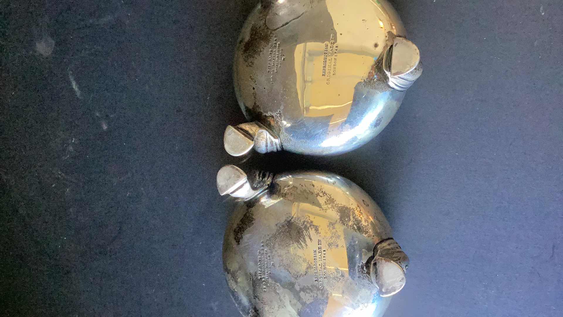 Photo 1 of TWO TIFFANY STERLING SILVER BOWLS 3” WIDE