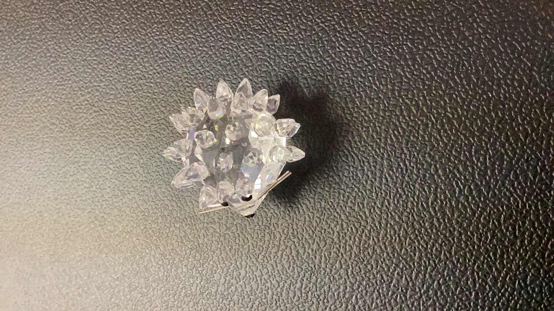 Photo 1 of SWAROVSKI CRYSTAL MINI FIGURE HEDGE HOG 1/2” TALL