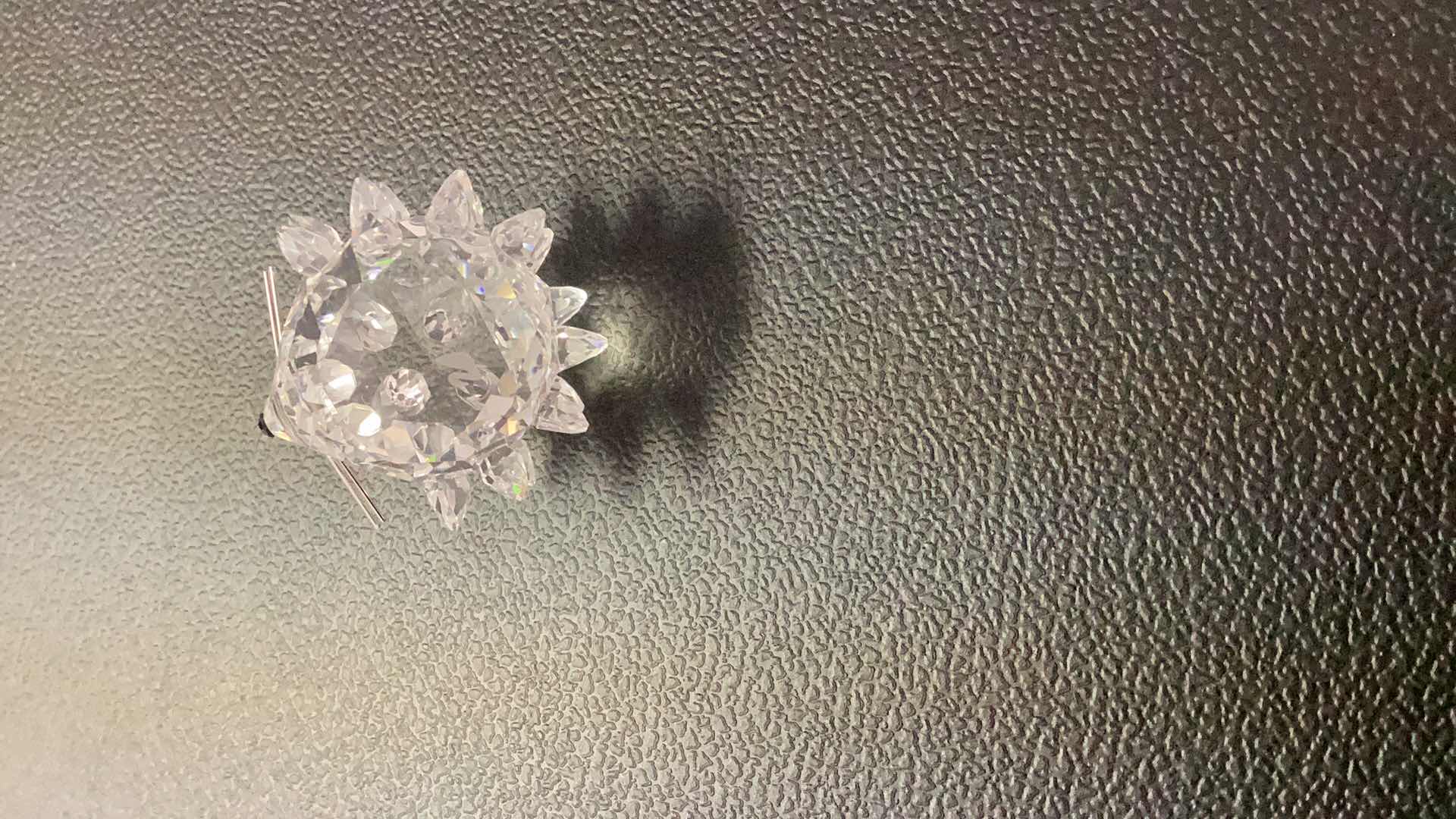 Photo 1 of SWAROVSKI CRYSTAL MINI FIGURE HEDGE HOG 1/2” TALL