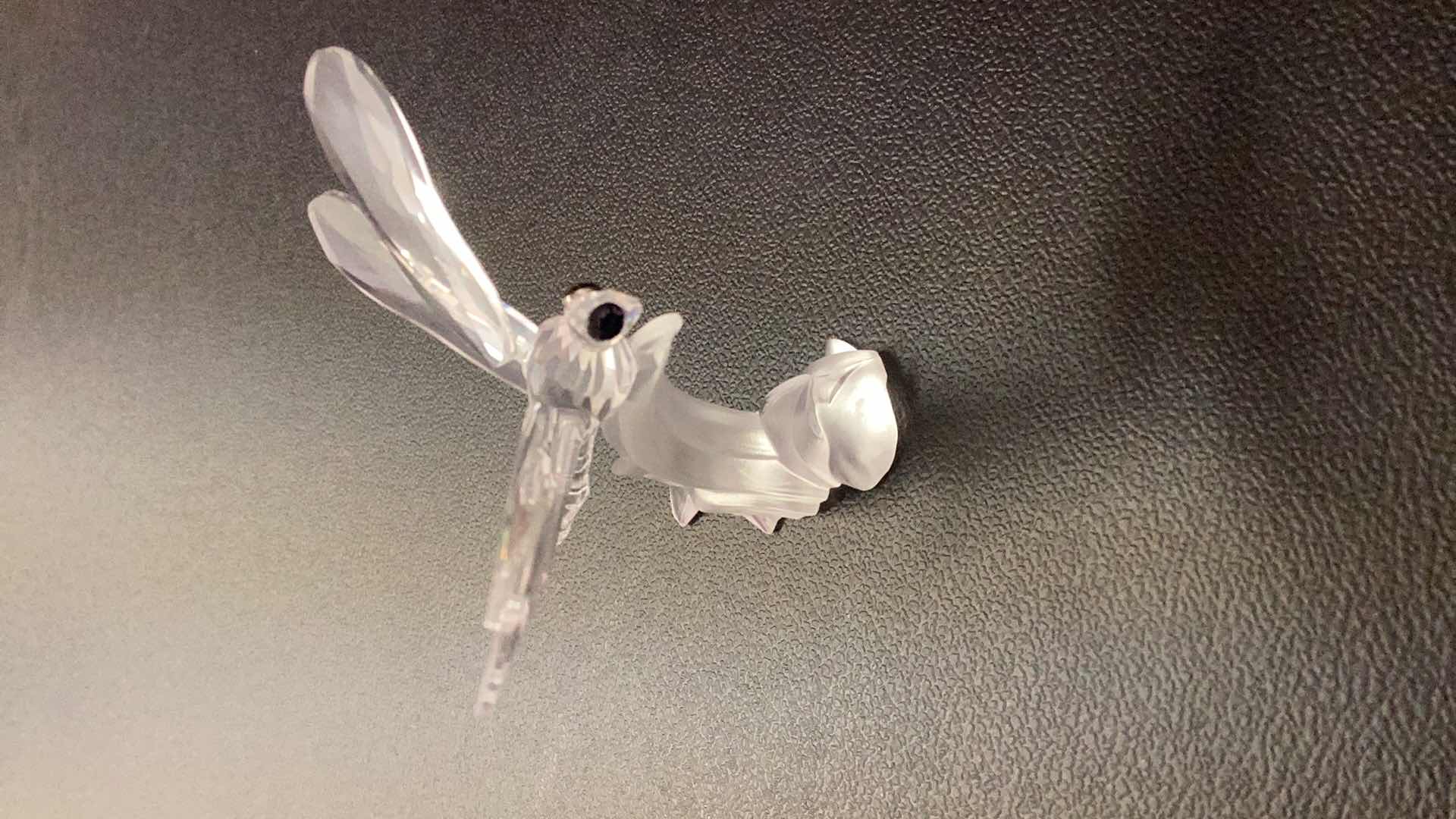 Photo 1 of SWAROVSKI CRYSTAL MINI FIGURE DRAGON FLY 2 1/2” TALL