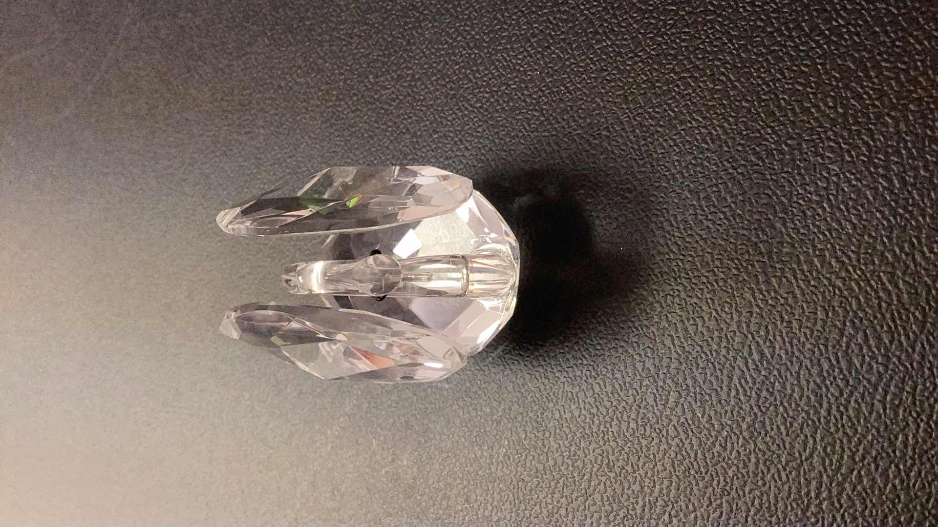 Photo 1 of SWAROVSKI CRYSTAL MINI FIGURE SWAN 2” TALL